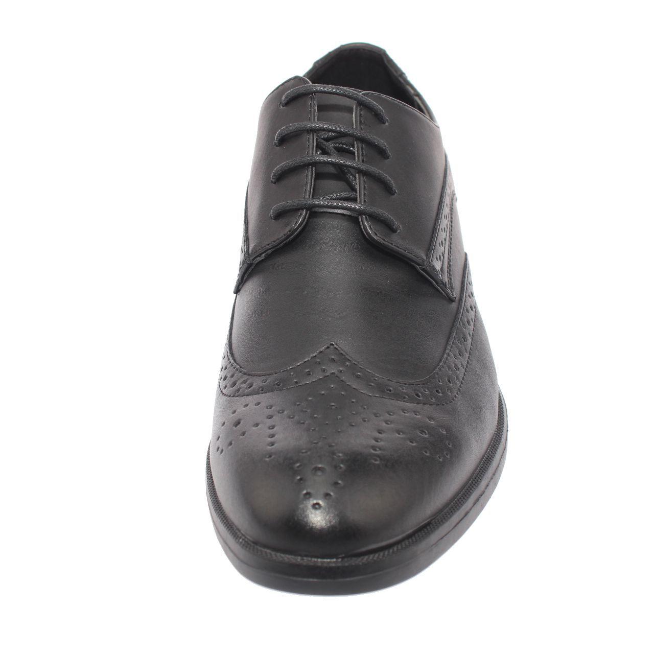 Zapato Formal Negro Vía Franca Hombre-2