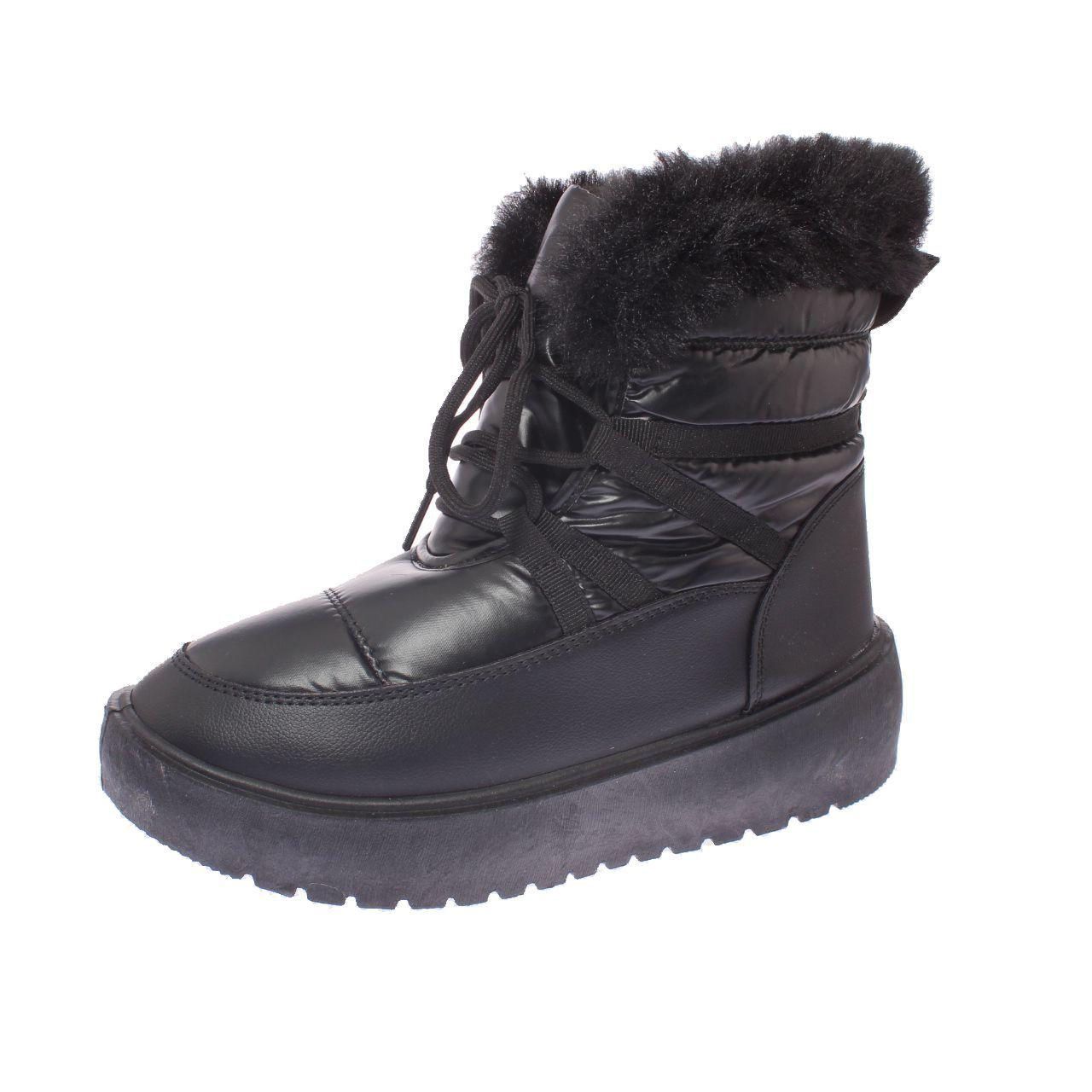 Bota Piel Negro Vía Franca Mujer-0