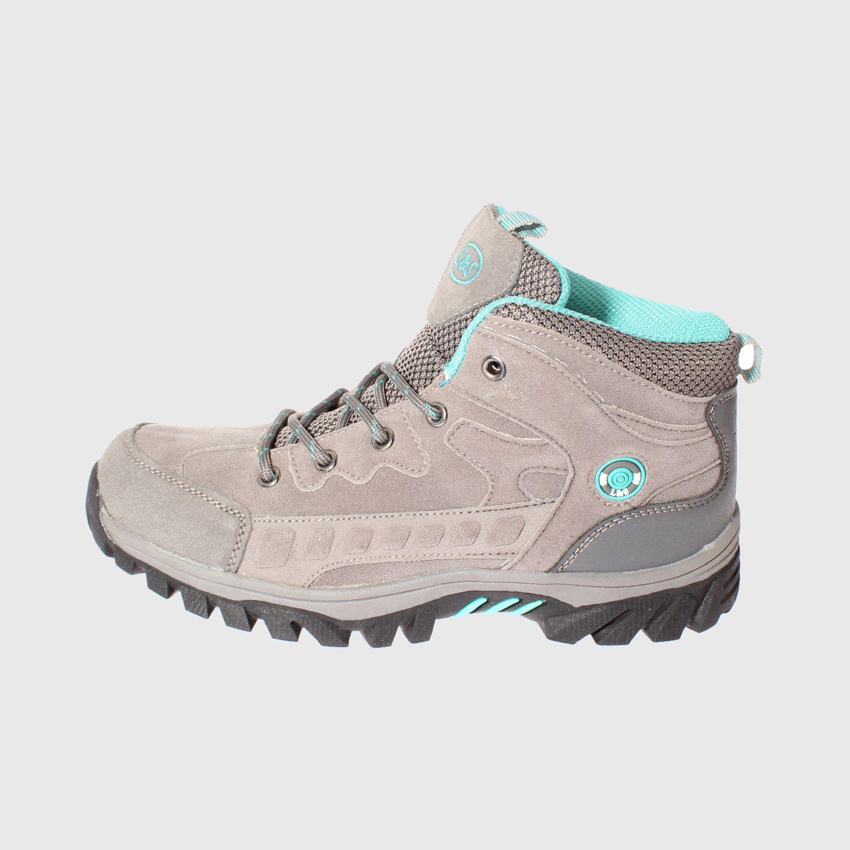 Zapatilla Outdoor Gris/Verde Agua Vía Franca Mujer-1