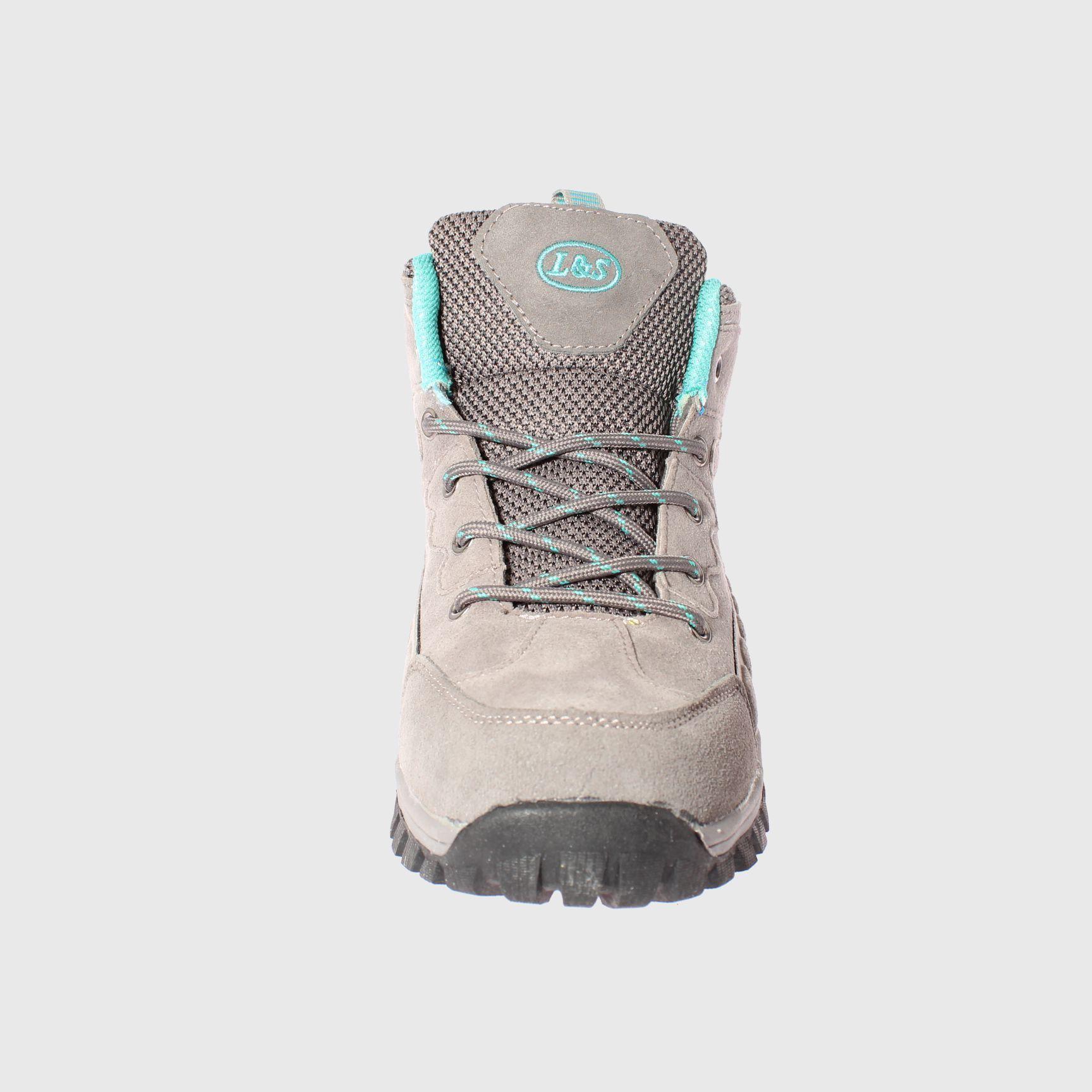 Zapatilla Outdoor Gris/Verde Agua Vía Franca Mujer-4