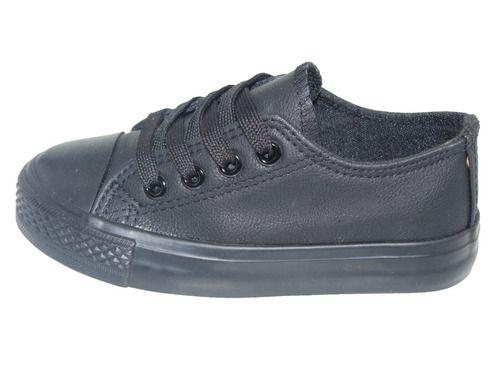 Zapatilla Escolar Para Niño Color Negro-2