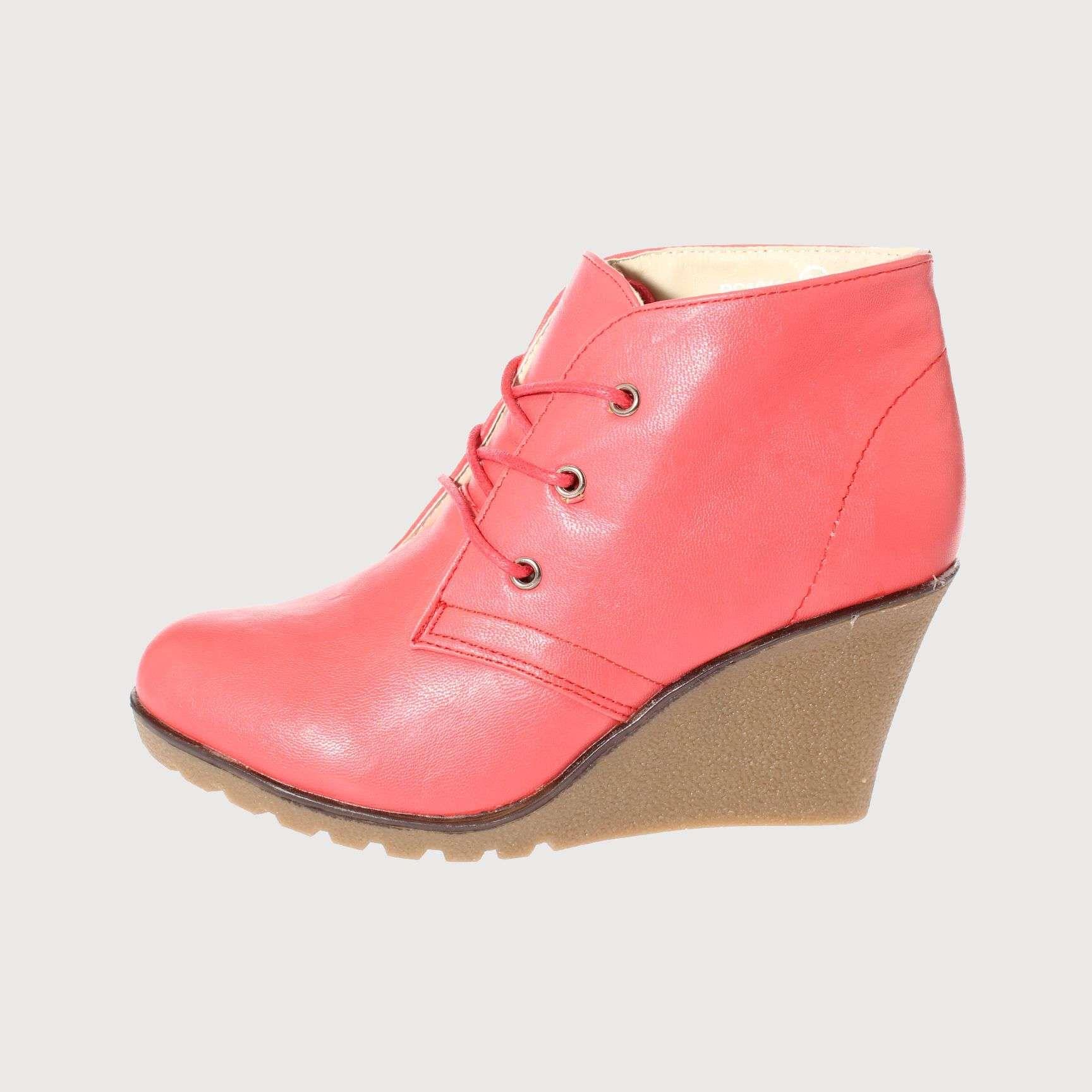 Botín Rojo Vía Franca Mujer Art: 5RC10413RED-1