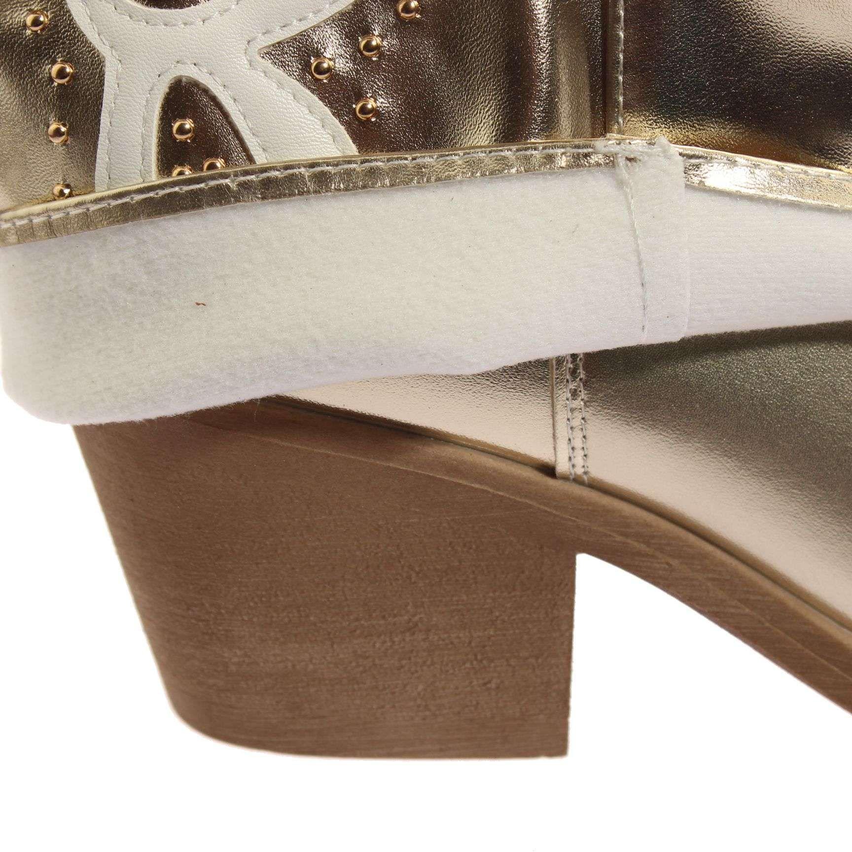 Bota Vaquera Dorado Vía Franca Mujer Art: 5Q26DORADO-5