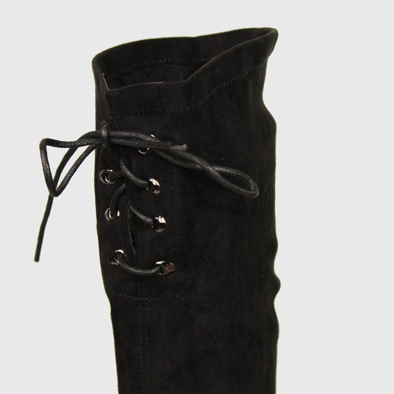 Bota Bucanera Negro Vía Franca Mujer-4