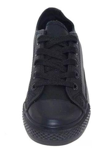 Zapatilla Escolar Para Niño Color Negro-2