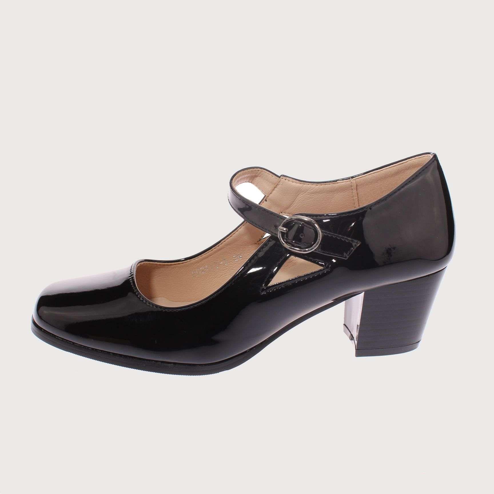 Zapato Taco Negro Vía Franca Mujer Art: 5PG24232BLACK-1