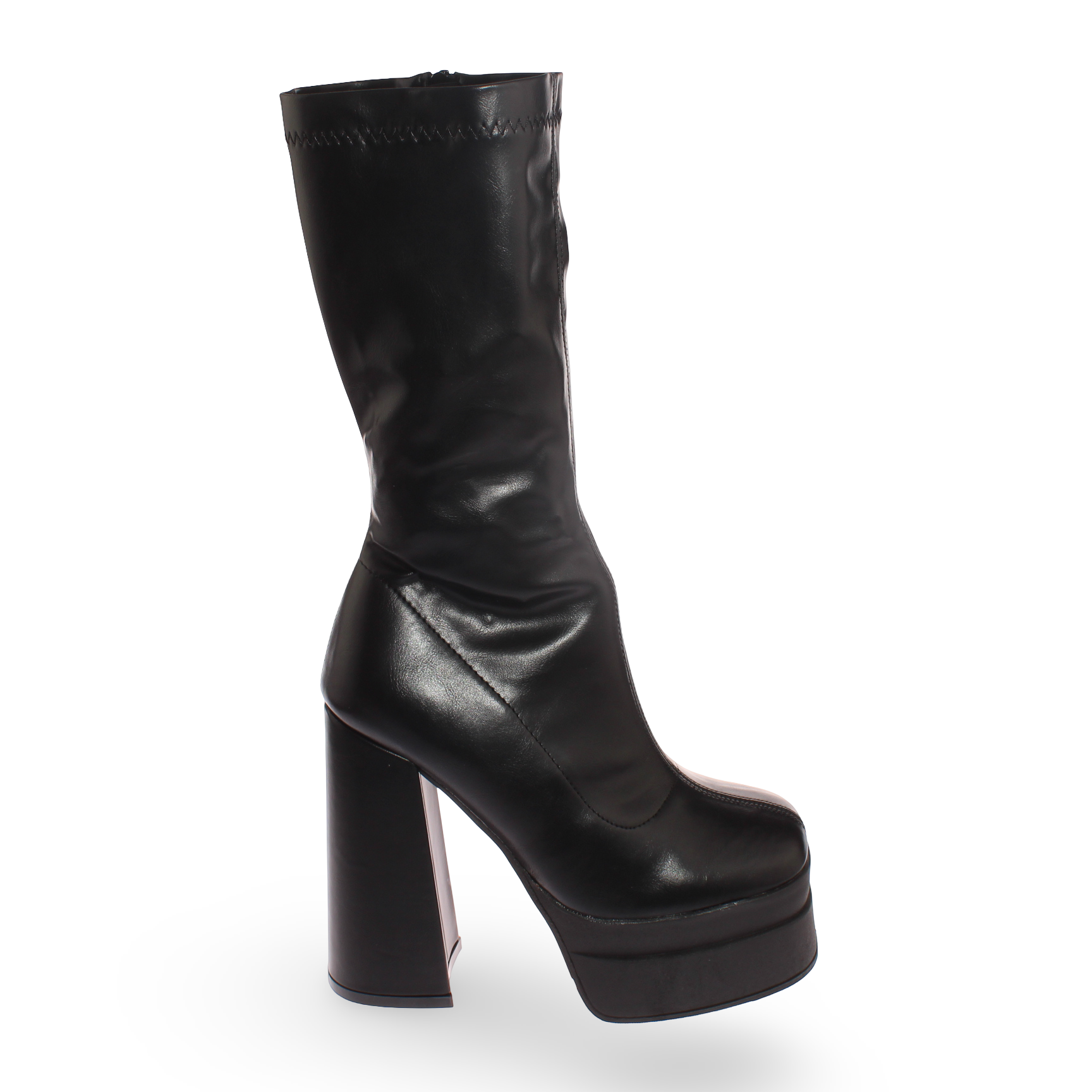 Bota Taco Negro Vía Franca Mujer Art: 5XZN615ABLACK-1