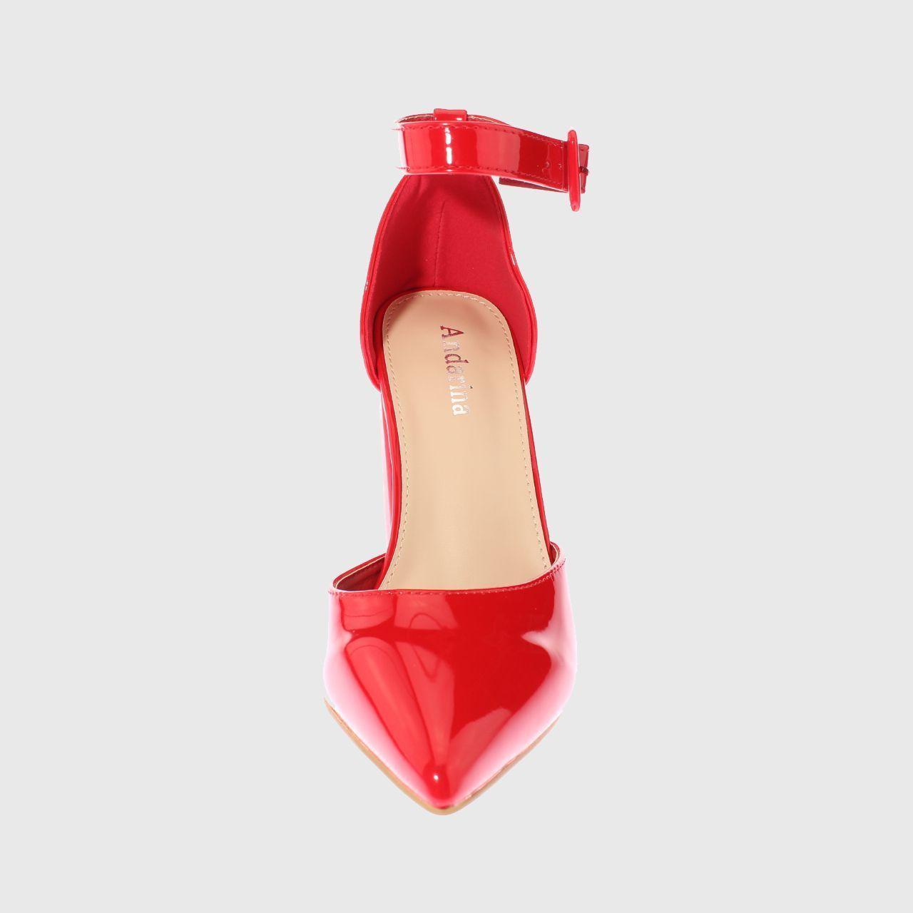 Zapato Taco Rojo Vía Franca Mujer-2