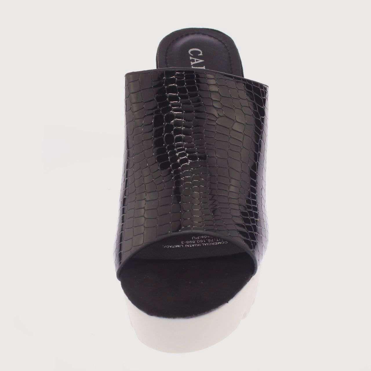 Sandalia Negro Vía Franca Mujer Art: 5YJ037BLACK-2