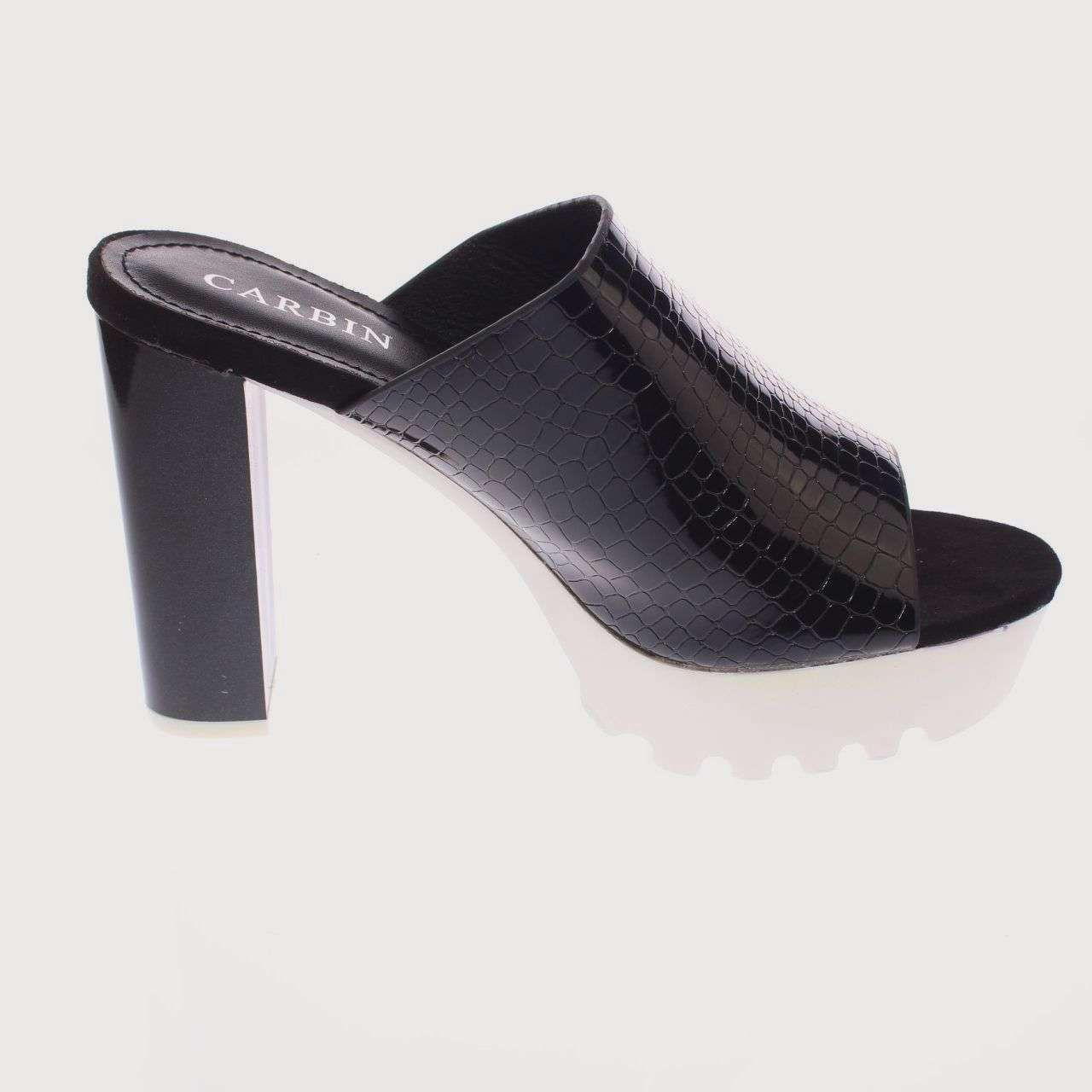 Sandalia Negro Vía Franca Mujer Art: 5YJ037BLACK-3
