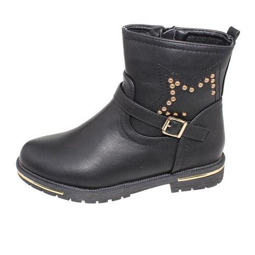 Botín Negro Vía Franca Niña-4