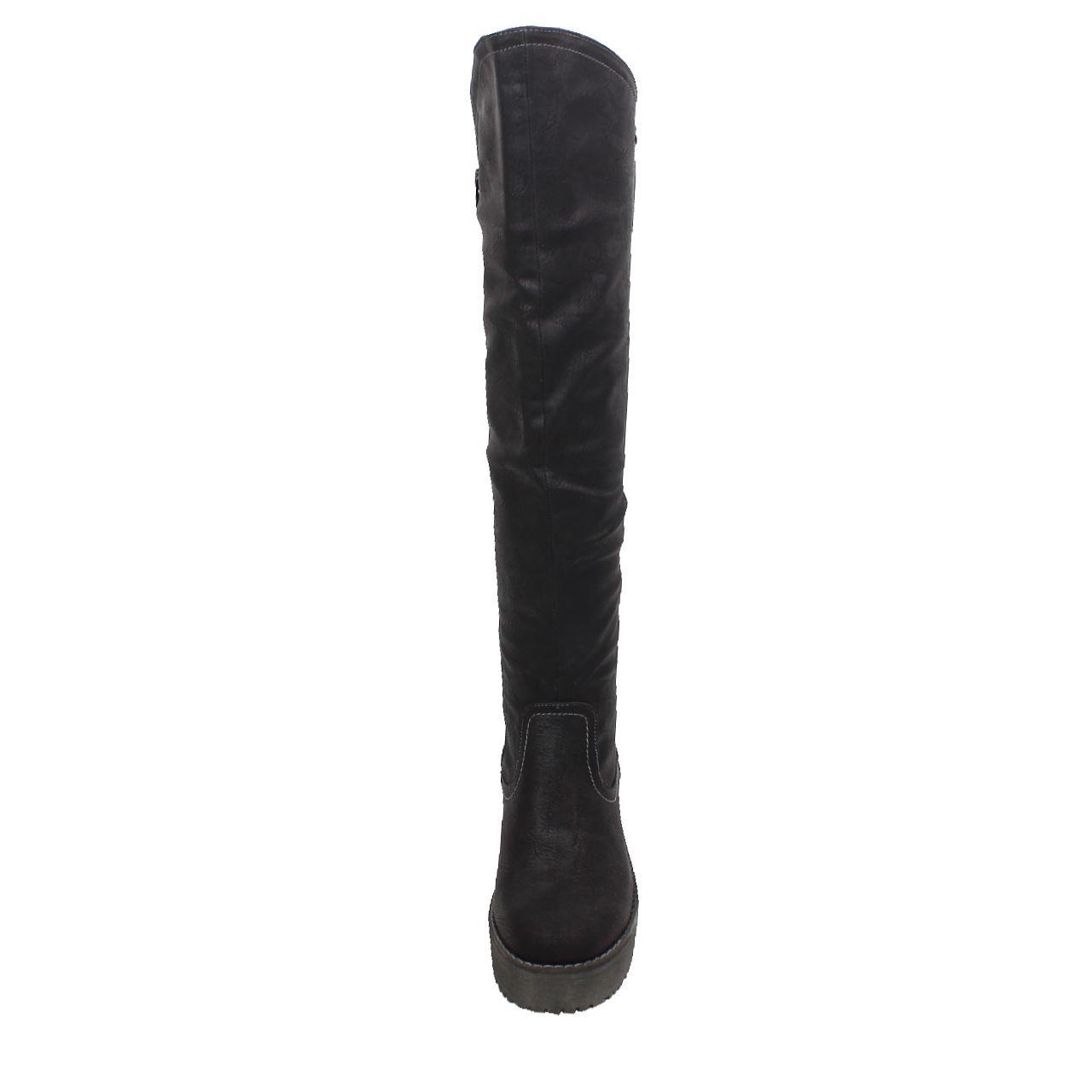 Bota Negro Vía Franca Mujer-3