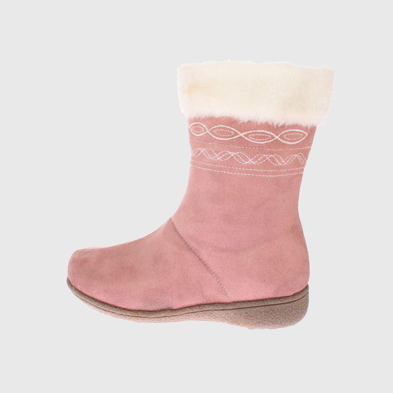 Bota piel Rosa Vía Franca Niña-1