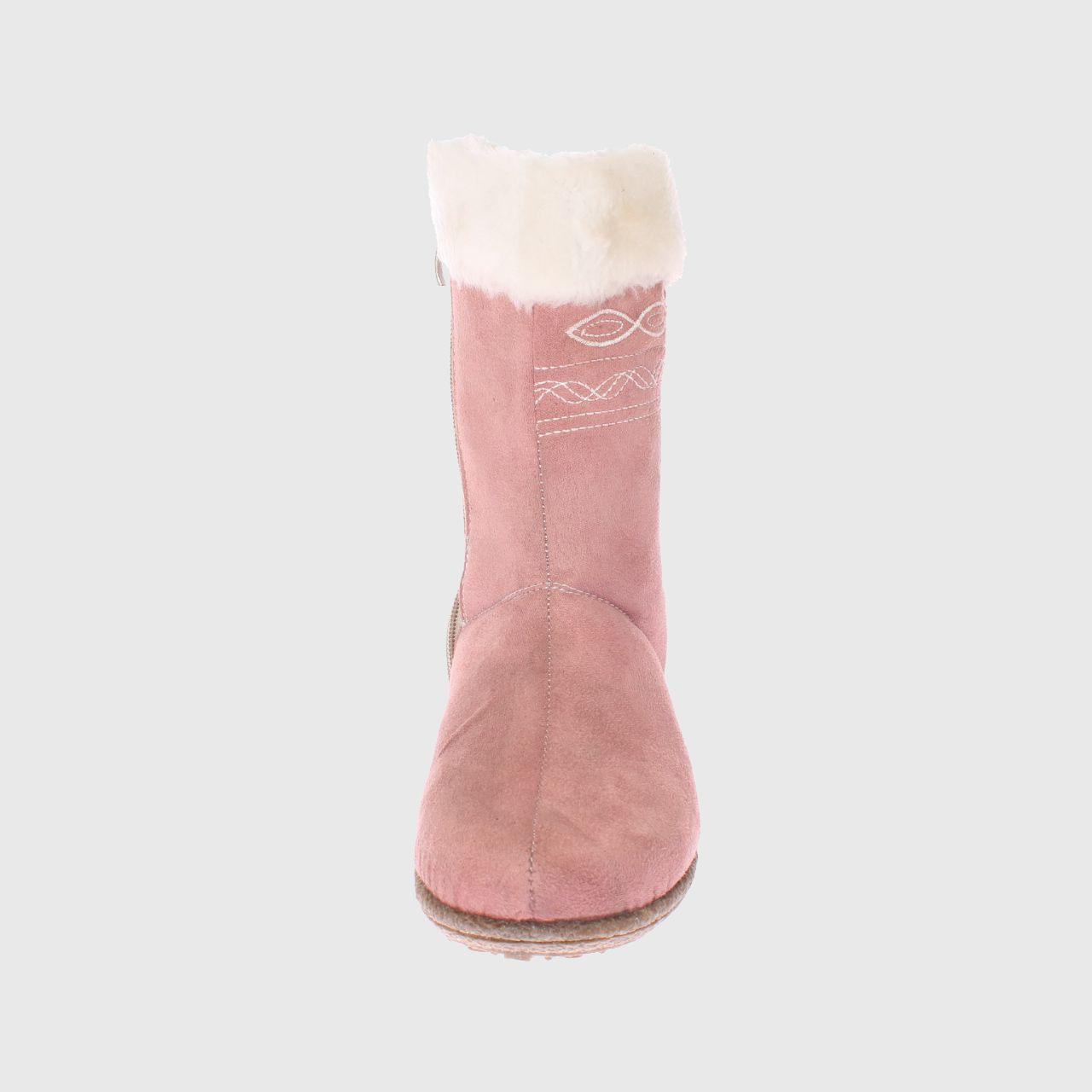 Bota piel Rosa Vía Franca Niña-2