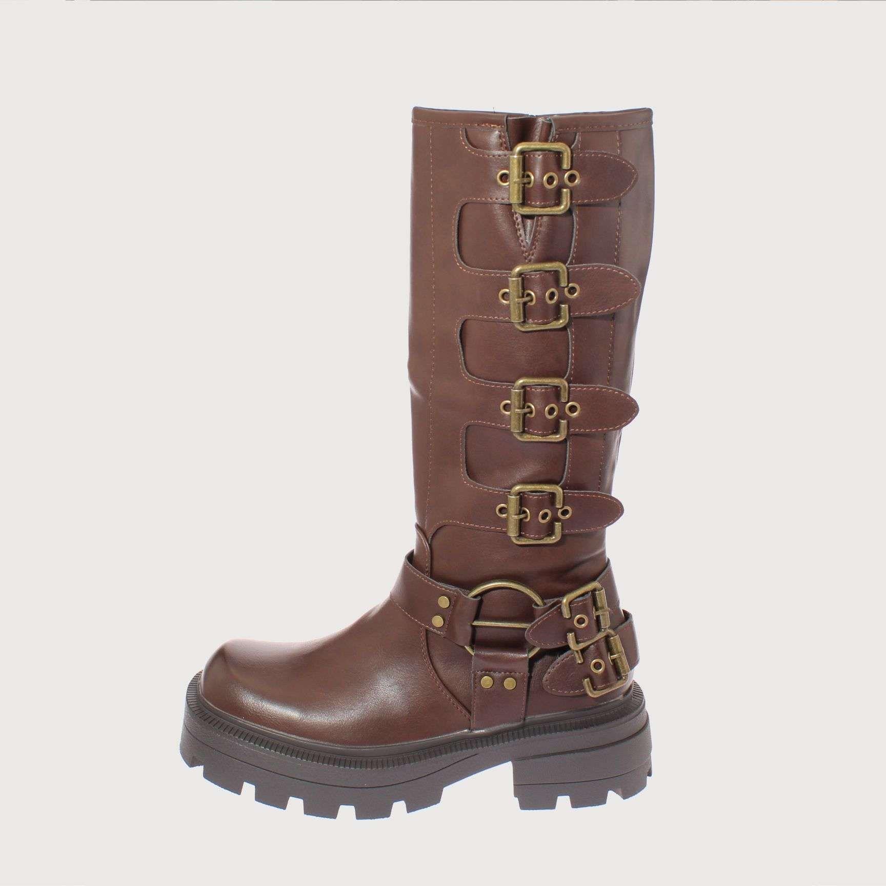Bota Café Vía Franca Mujer Art: 5XZN582ABROWN-1