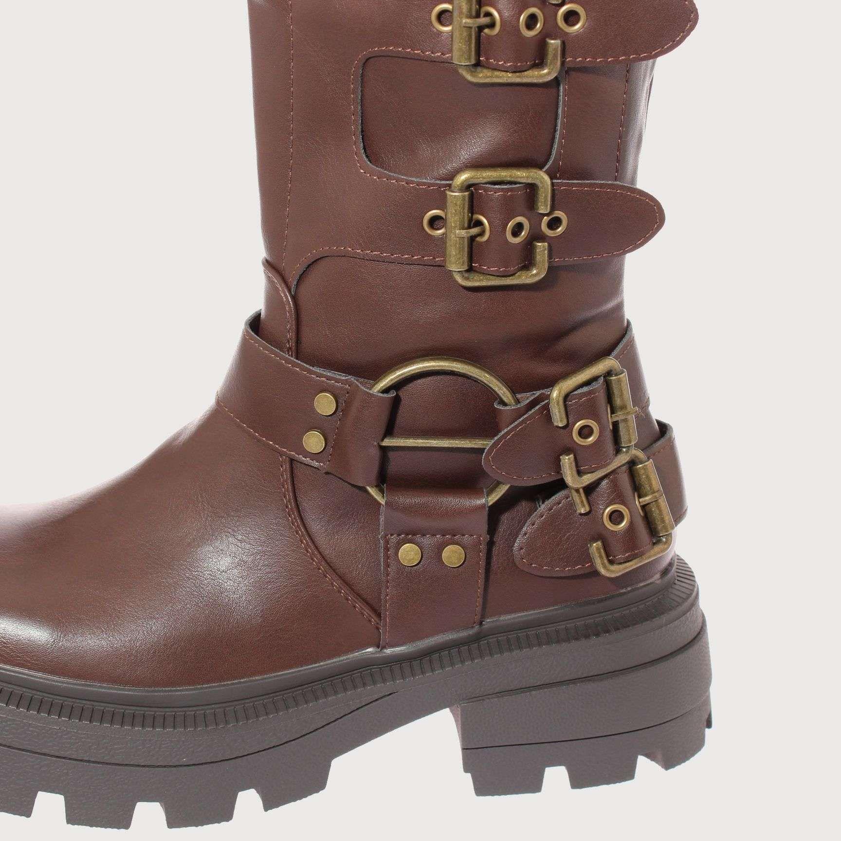 Bota Café Vía Franca Mujer Art: 5XZN582ABROWN-4