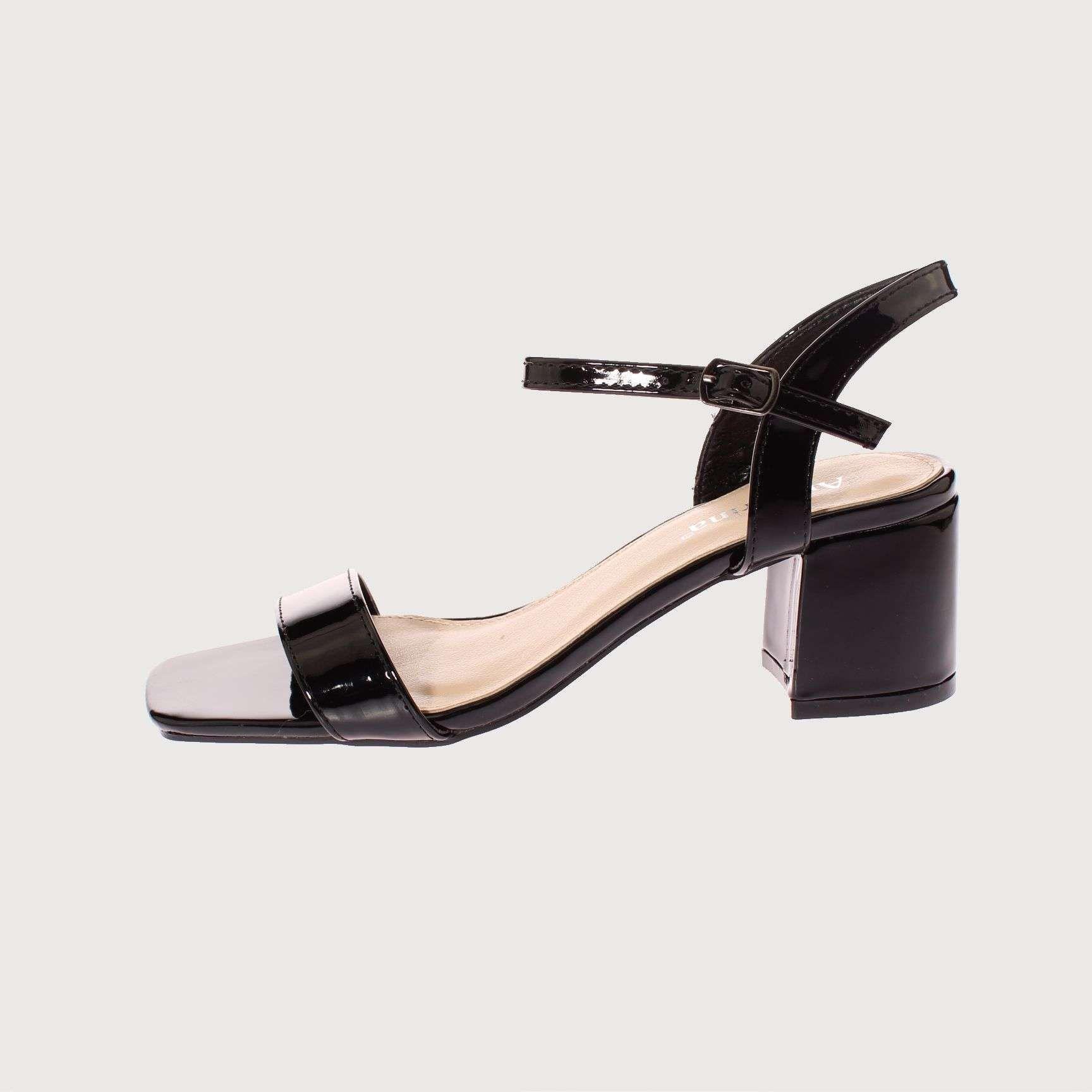 Sandalia Negro Vía Franca Mujer Art: 5UU701BLACK-1