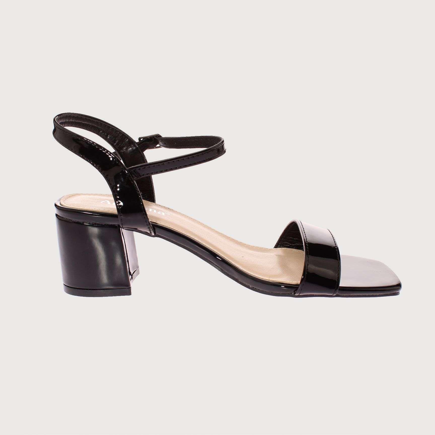 Sandalia Negro Vía Franca Mujer Art: 5UU701BLACK-3