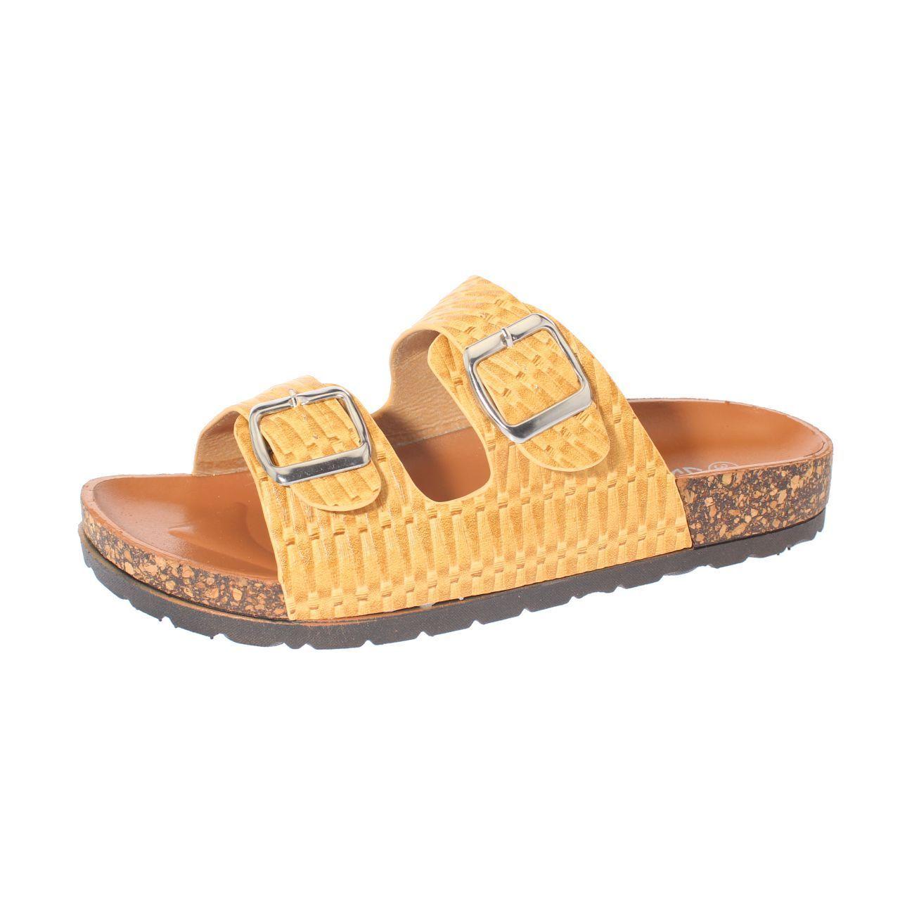 Sandalia Camel Vía Franca Mujer-0