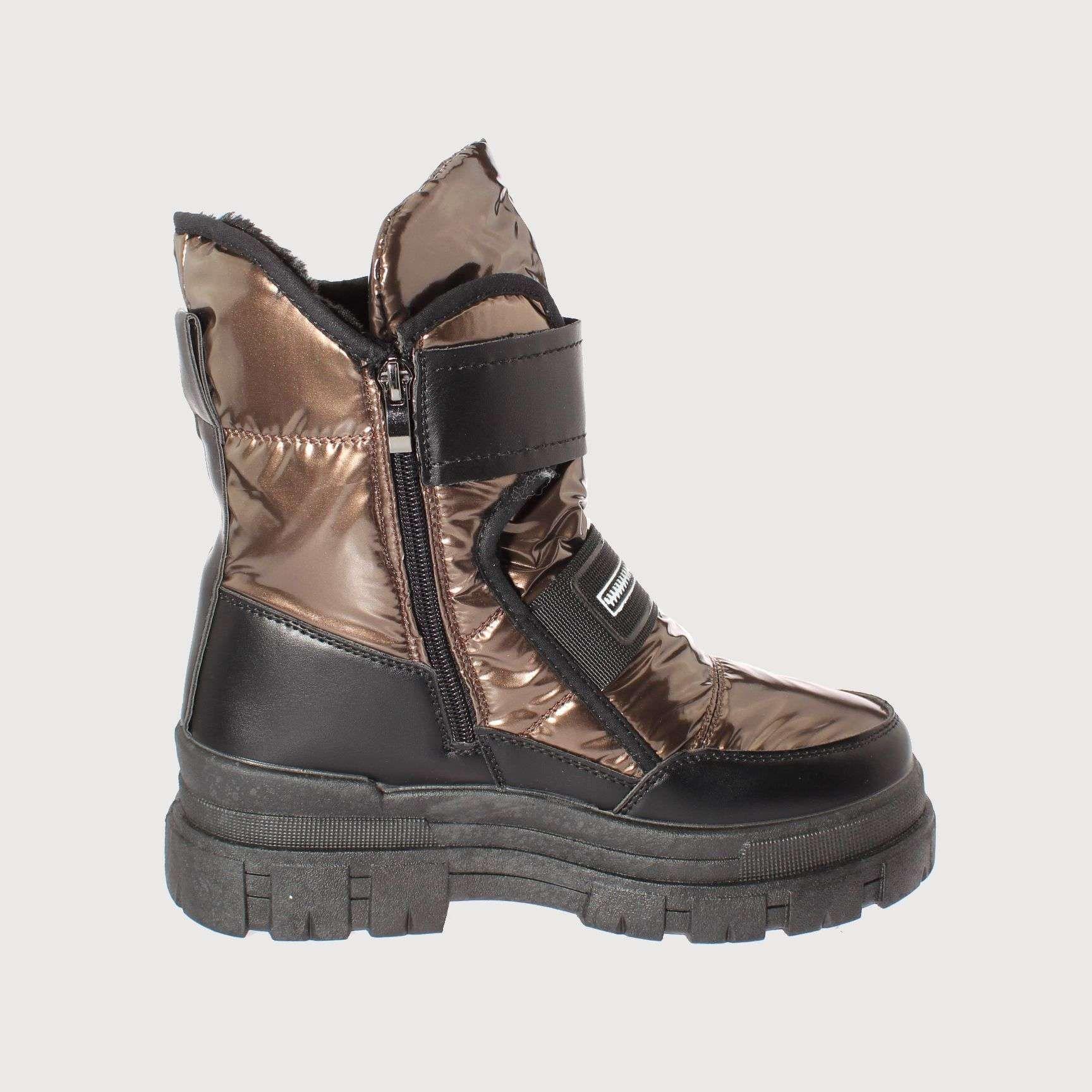 Bota Piel Gris Vía Franca Mujer Art: 5Y306GUN-3