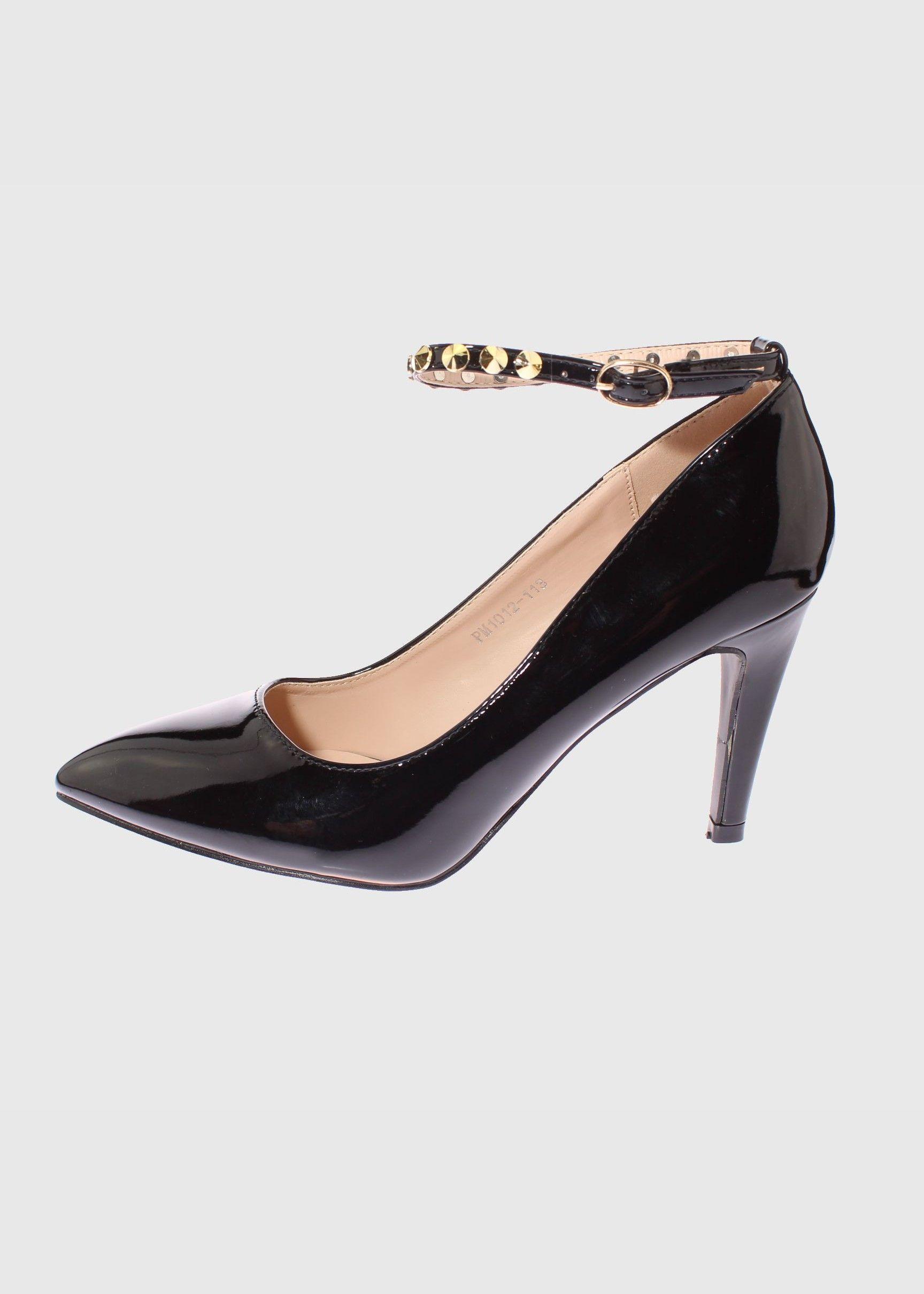 Zapato taco Negro Vía Franca Mujer-3