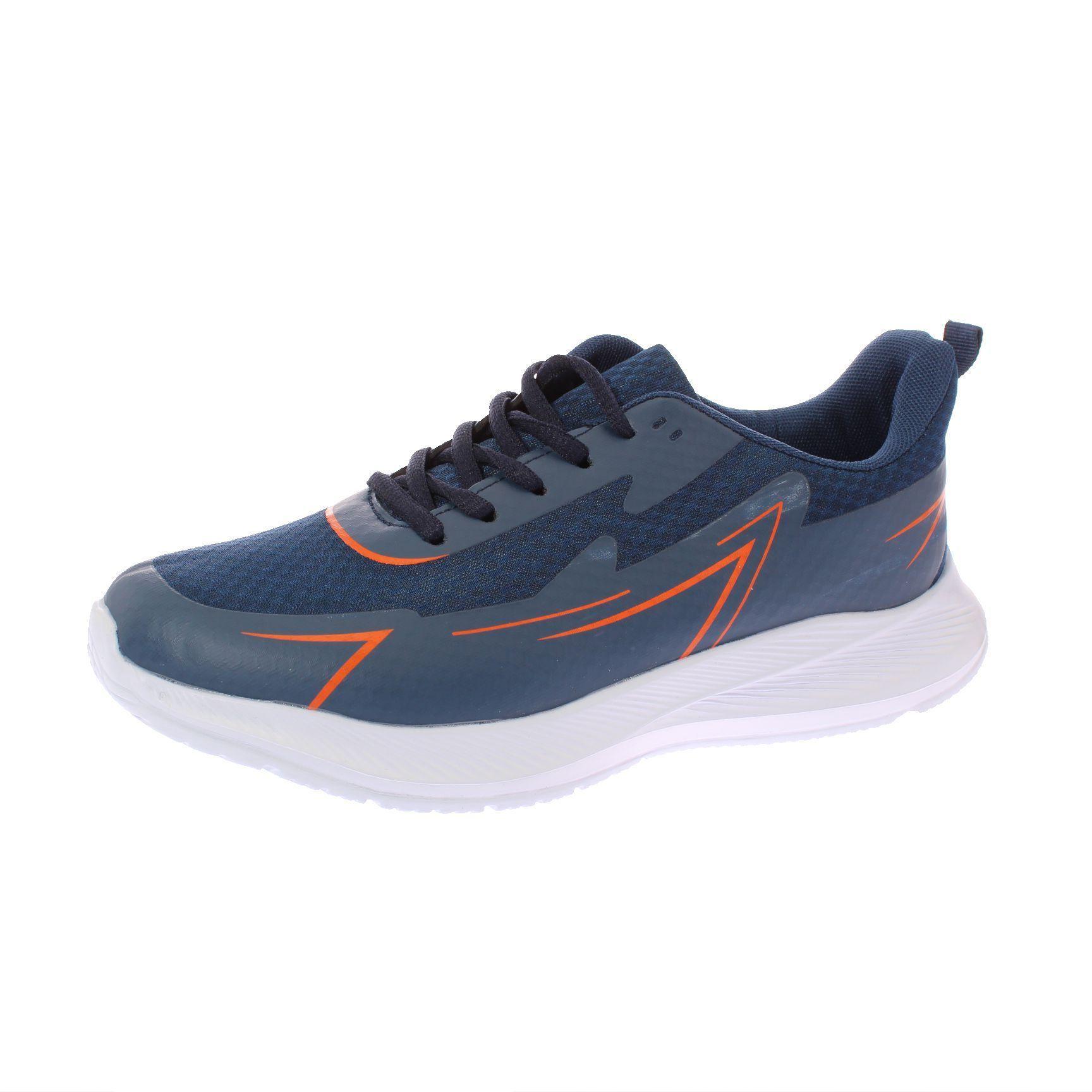 Zapatilla Navy/Naranjo Vía Franca Hombre-0