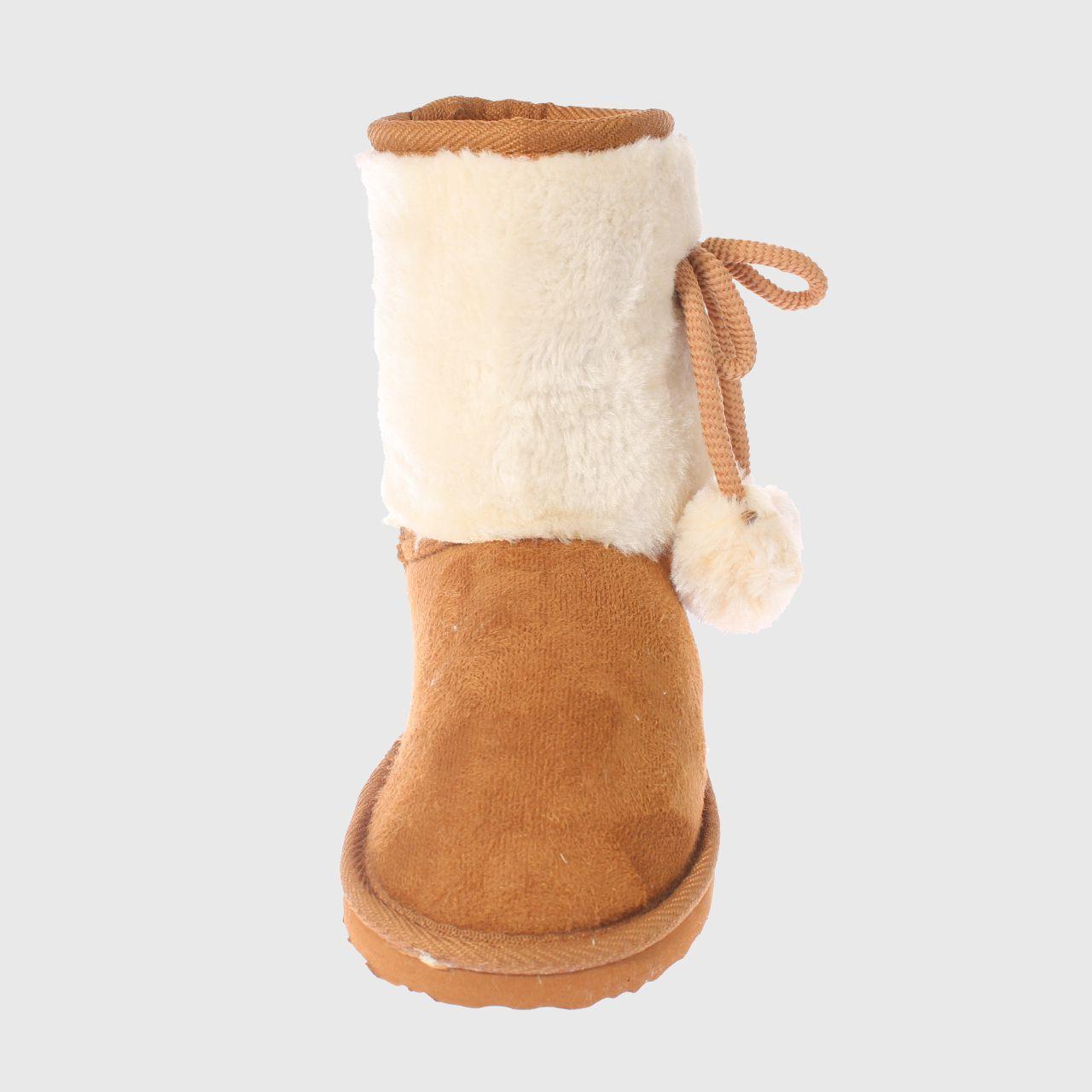 Bota invierno Café Vía franca Niña-2