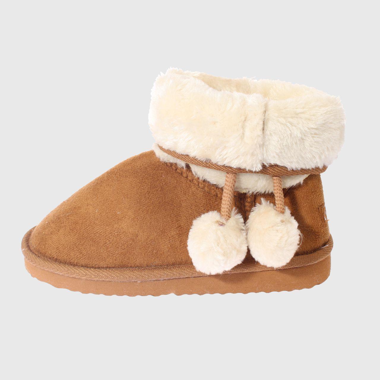 Bota invierno Café Vía franca Niña-4