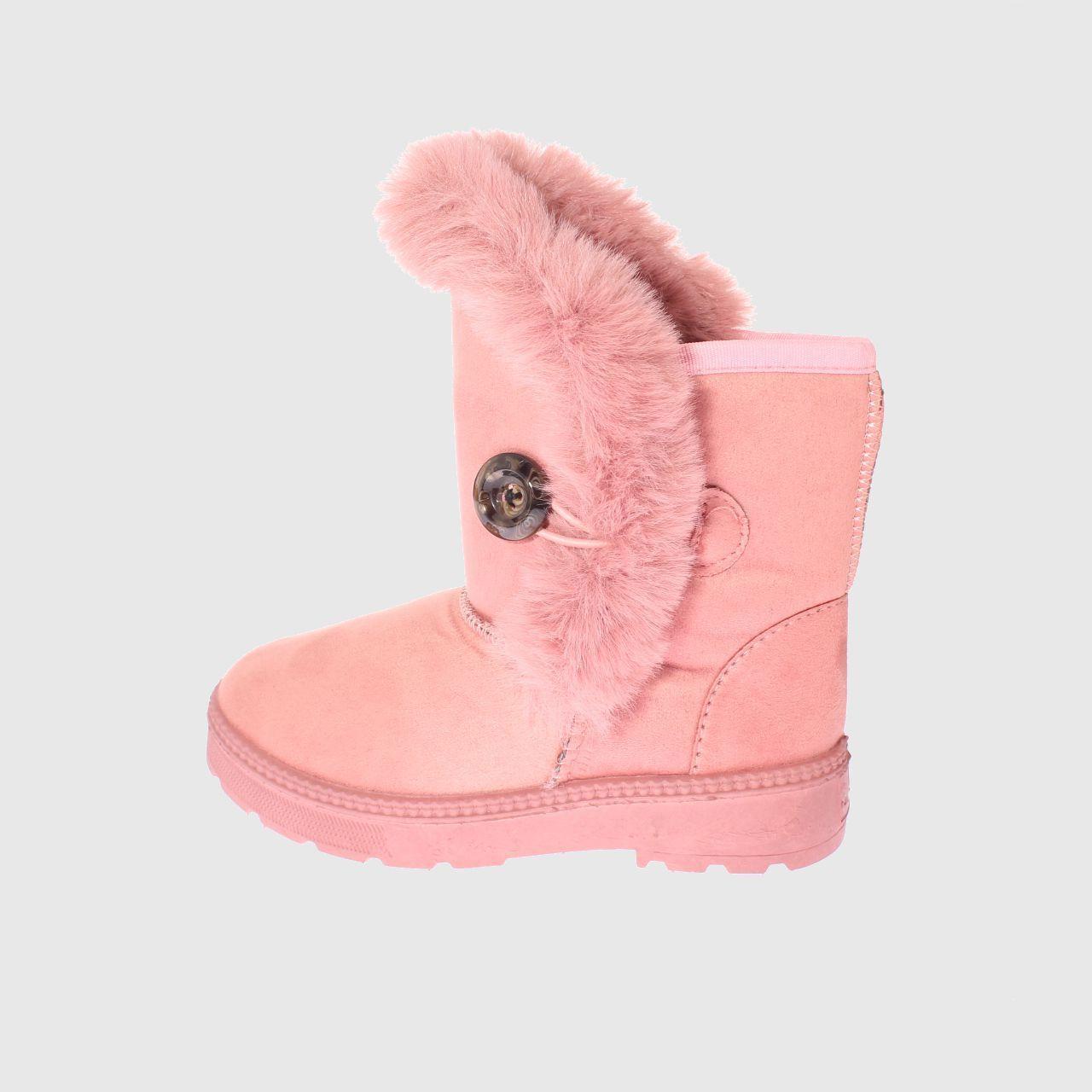 Bota Piel Rosado Vía Franca Niño-1