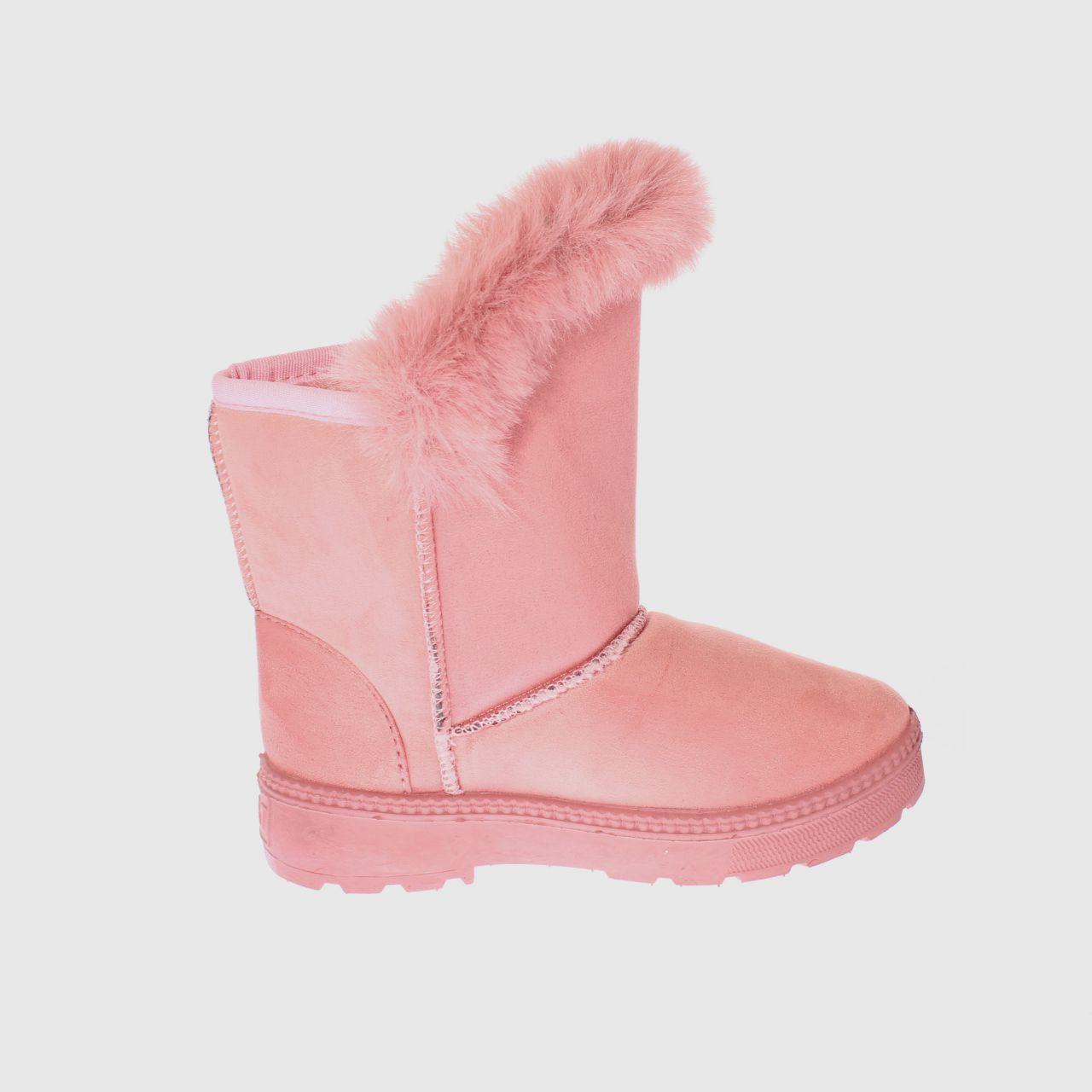 Bota Piel Rosado Vía Franca Niño-3