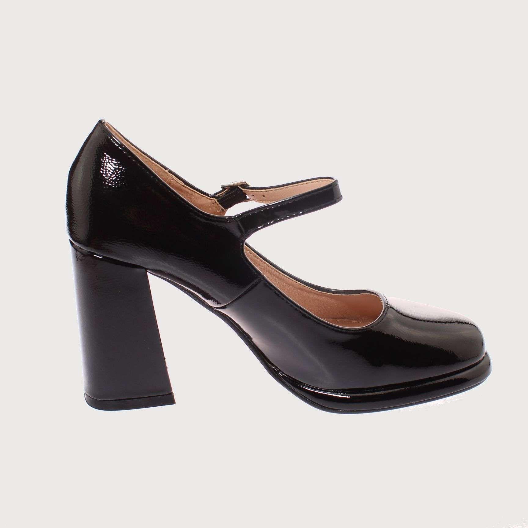 Zapato Tacón Negro Vía Franca Mujer Art: 5W117BLACK-3