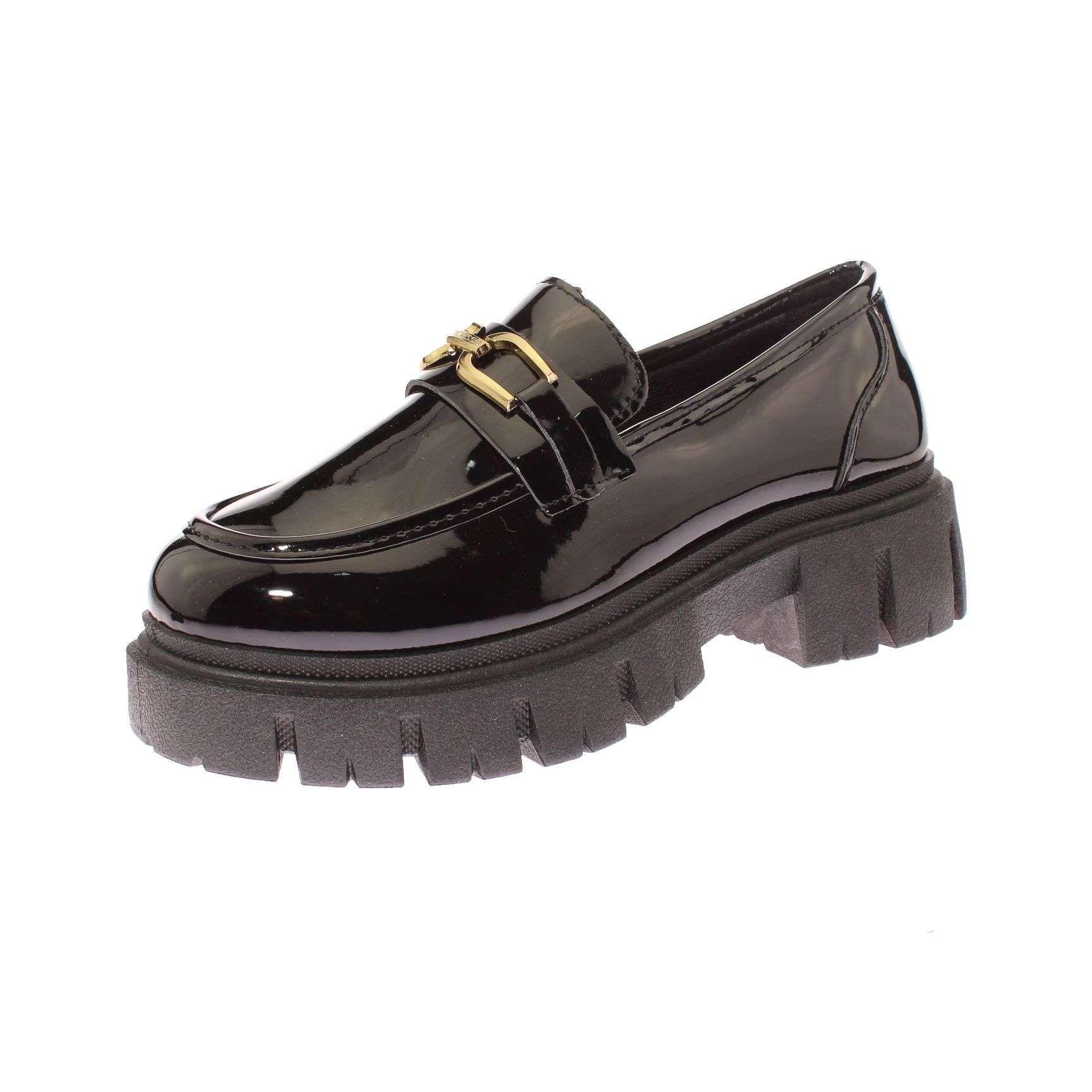 Mocasín Negro Vía Franca Mujer Art: 5S402B0760BLACK-0