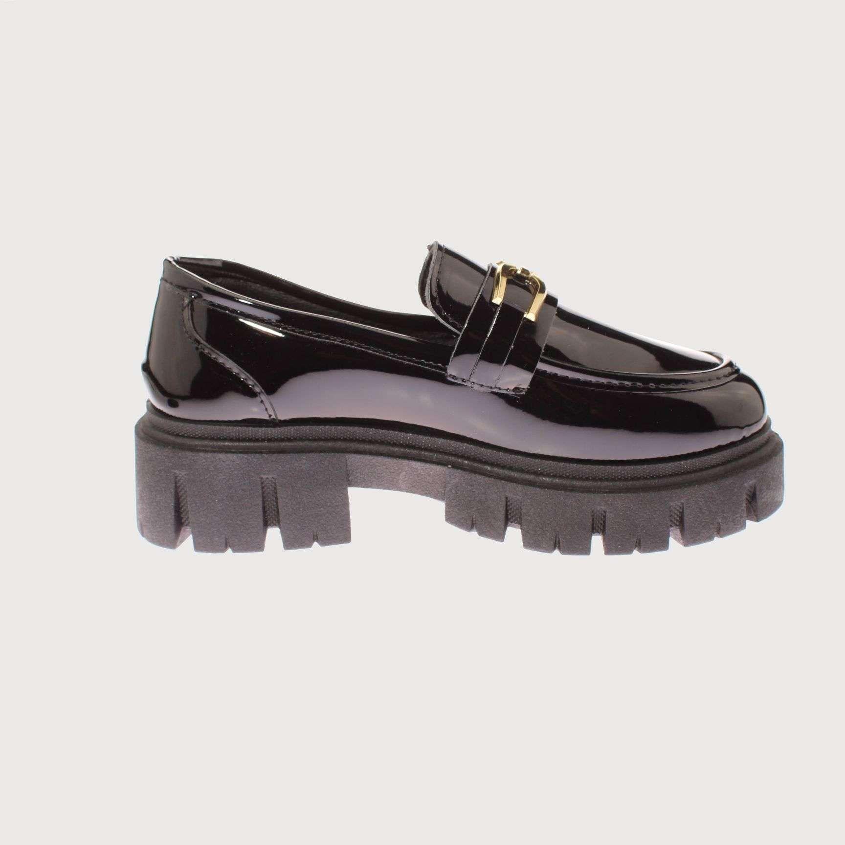 Mocasín Negro Vía Franca Mujer Art: 5S402B0760BLACK-3