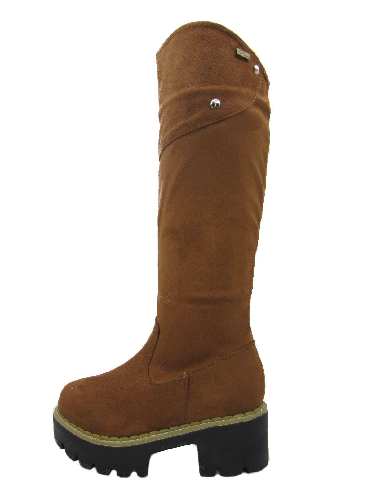 Bota Casual Para Niña Color Marrón-0