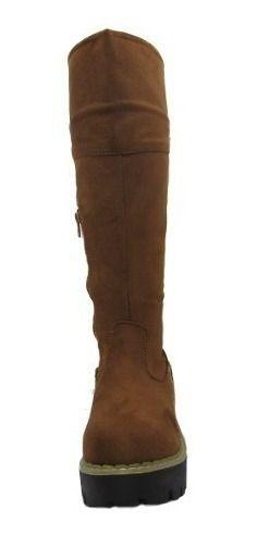 Bota Casual Para Niña Color Marrón-5