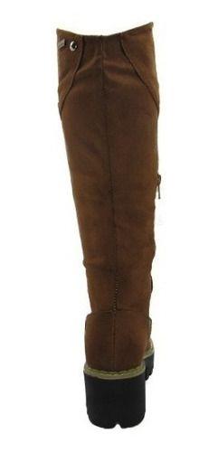 Bota Casual Para Niña Color Marrón-7