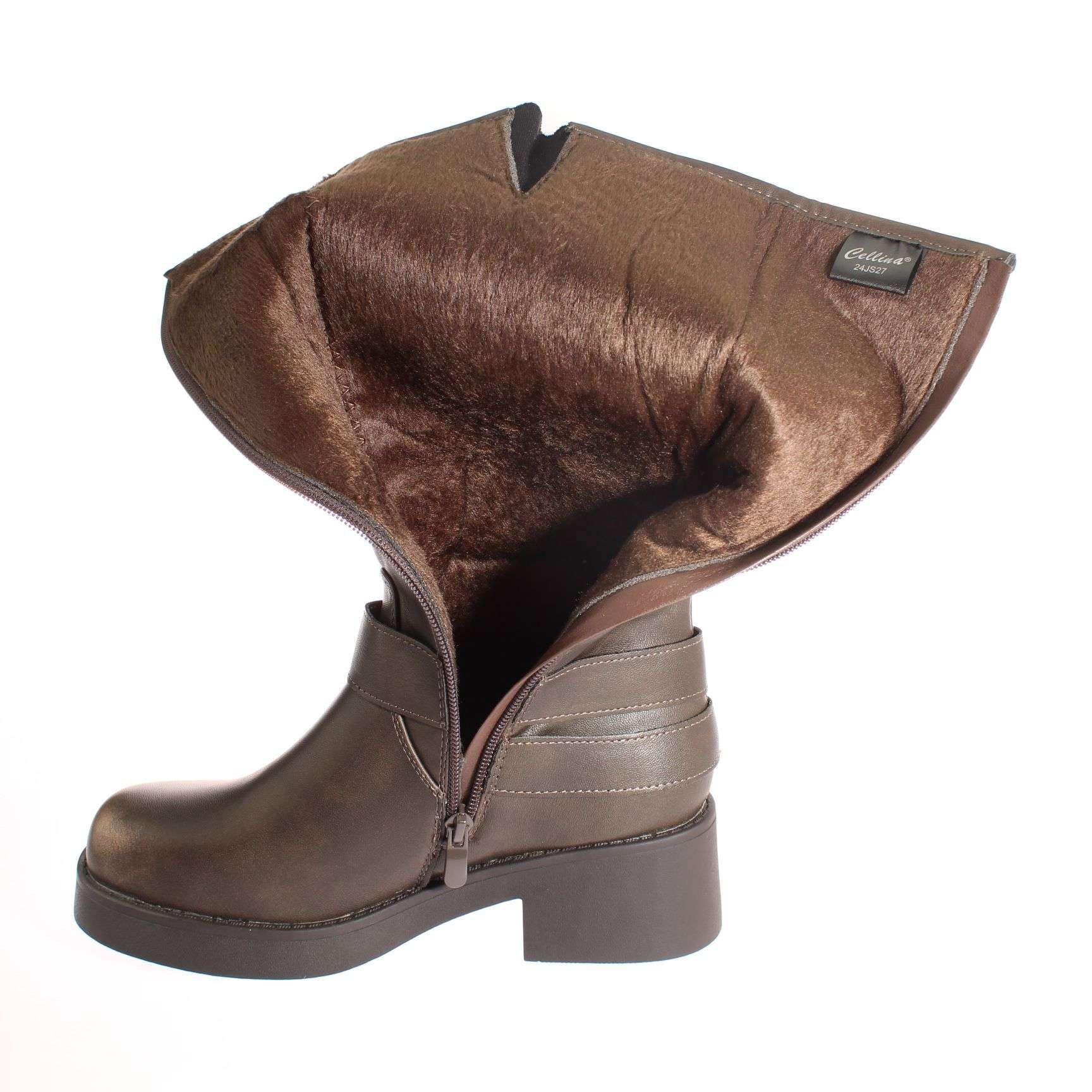 Bota Chocolate Vía Franca Mujer Art: 524JS27KHAKI-5