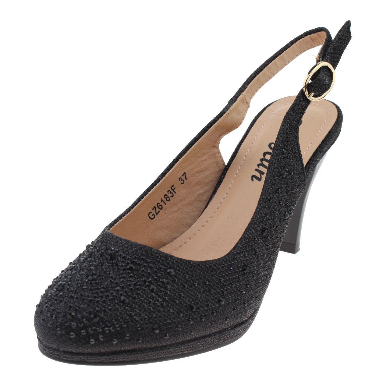 Zapato Negro Vía Franca Mujer-0