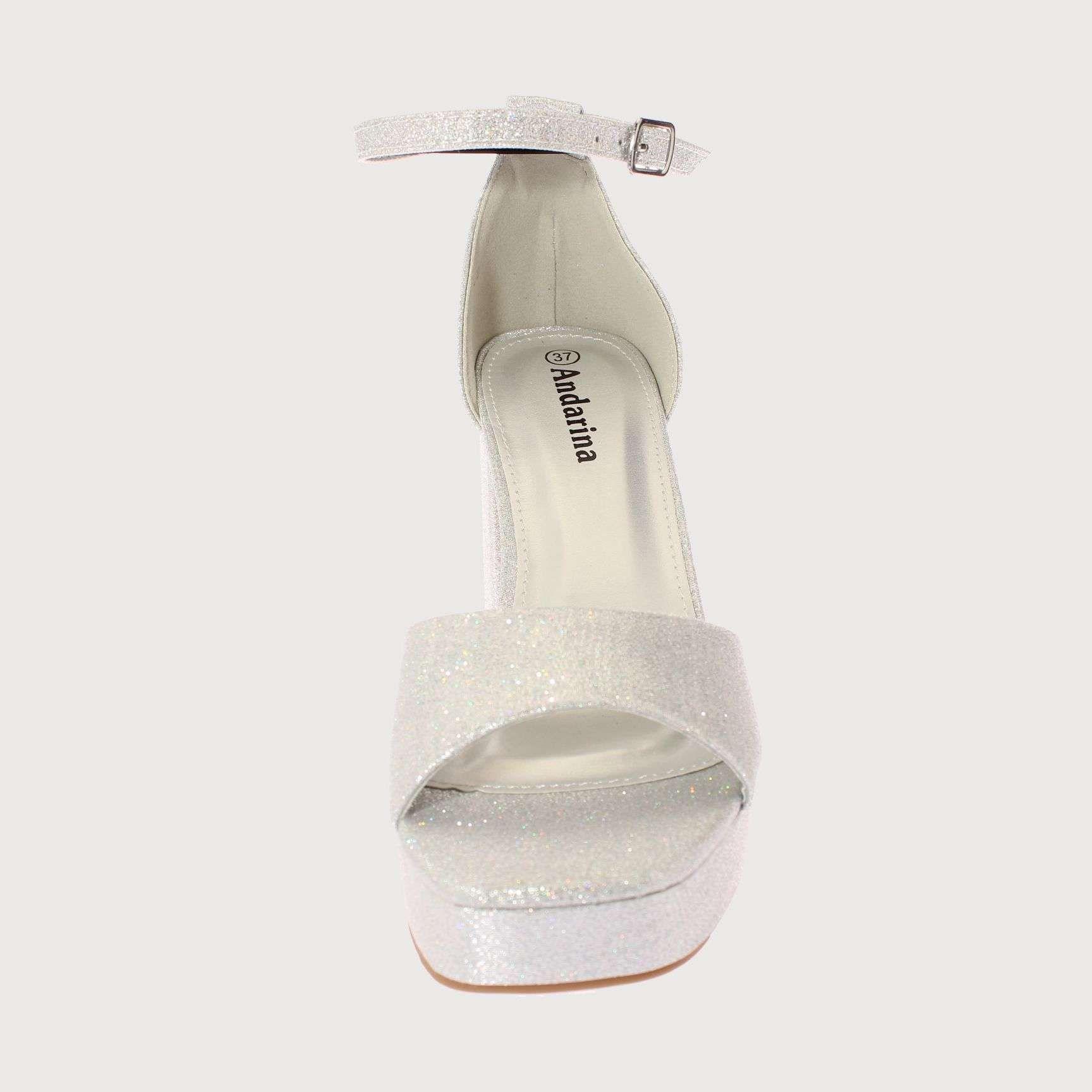 Sandalia Fiesta Plateado Vía Franca Mujer Art: 5M234SILVER-2