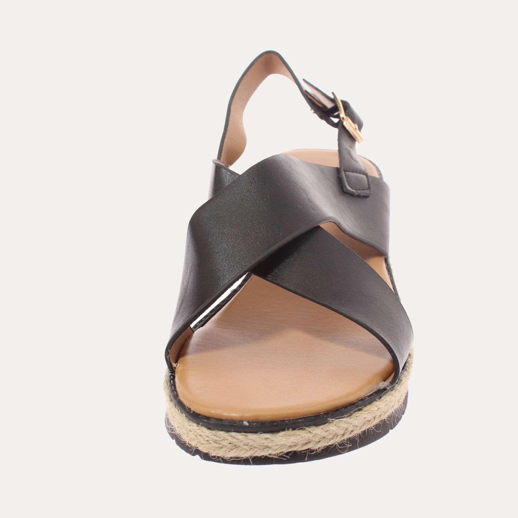 Sandalia Negro Vía Franca Mujer Art: 52110B31104BLACK-2