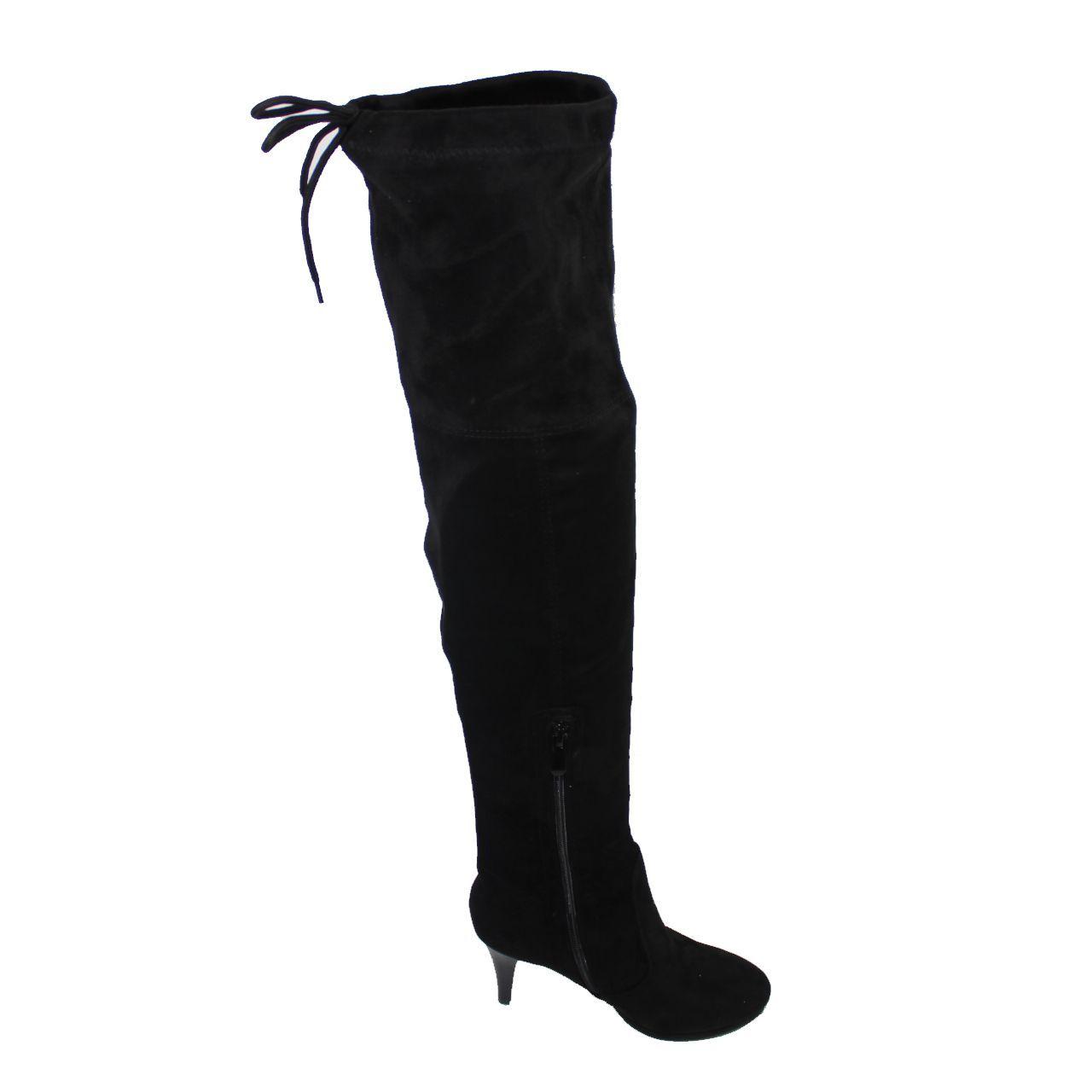 Bota Bucanera Negro Vía Franca Mujer-1