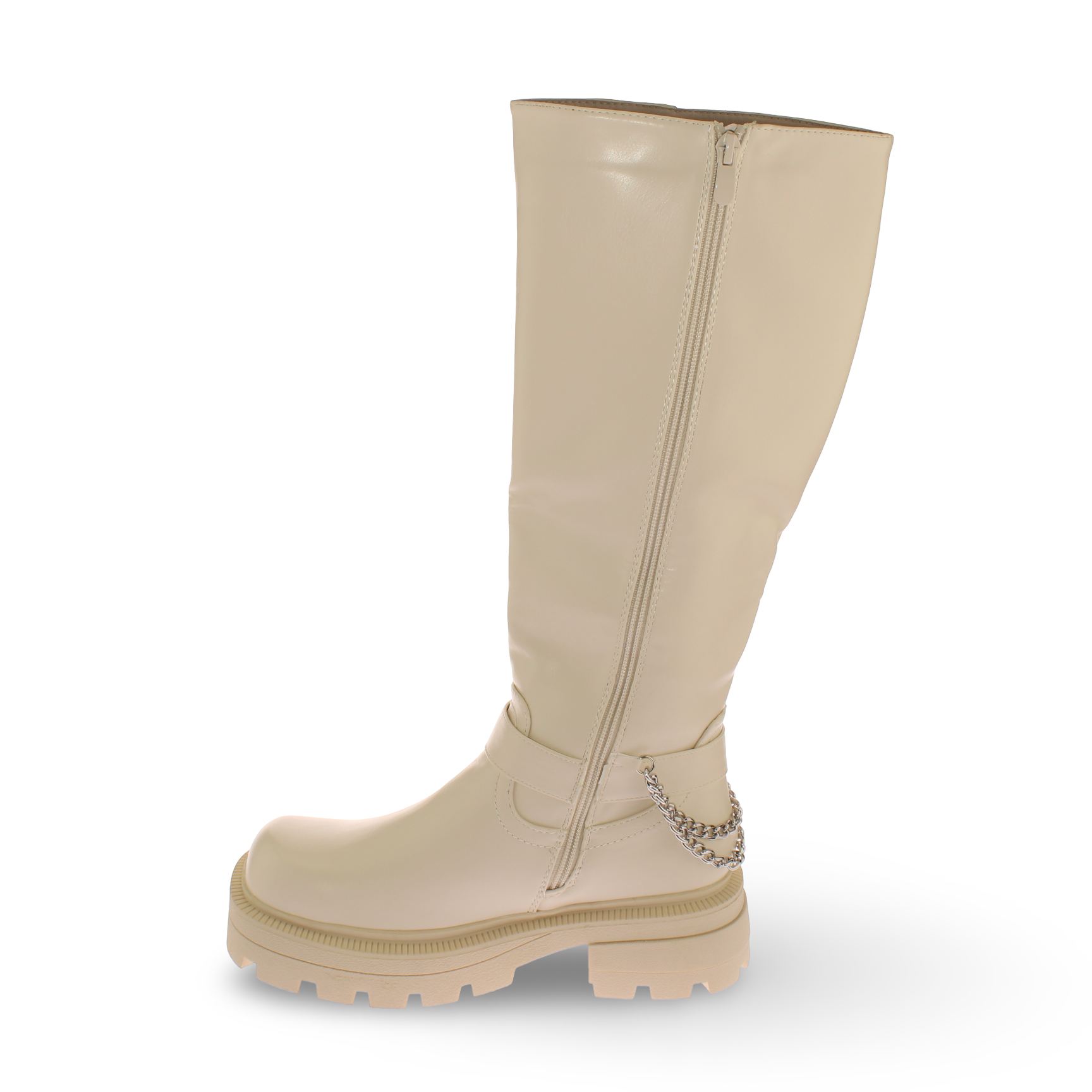 Bota Cadena Beige Vía Franca Mujer Art: 5XZN536BKHAKI-3