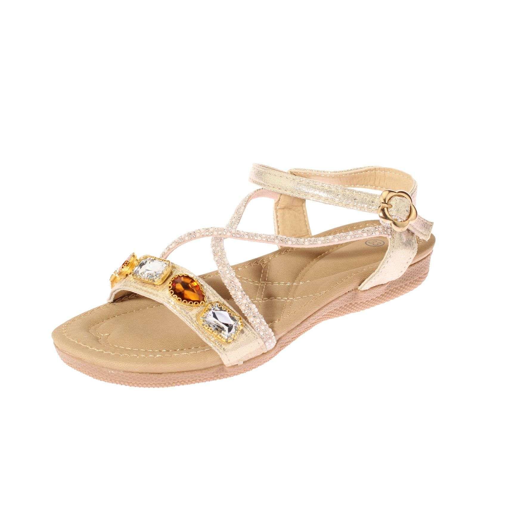 Sandalia Joyas Dorado Vía Franca Niña Art: 32110C31117GOLD-0