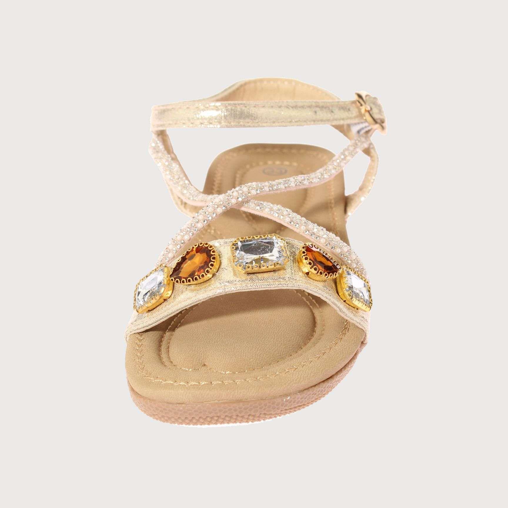 Sandalia Joyas Dorado Vía Franca Niña Art: 32110C31117GOLD-2