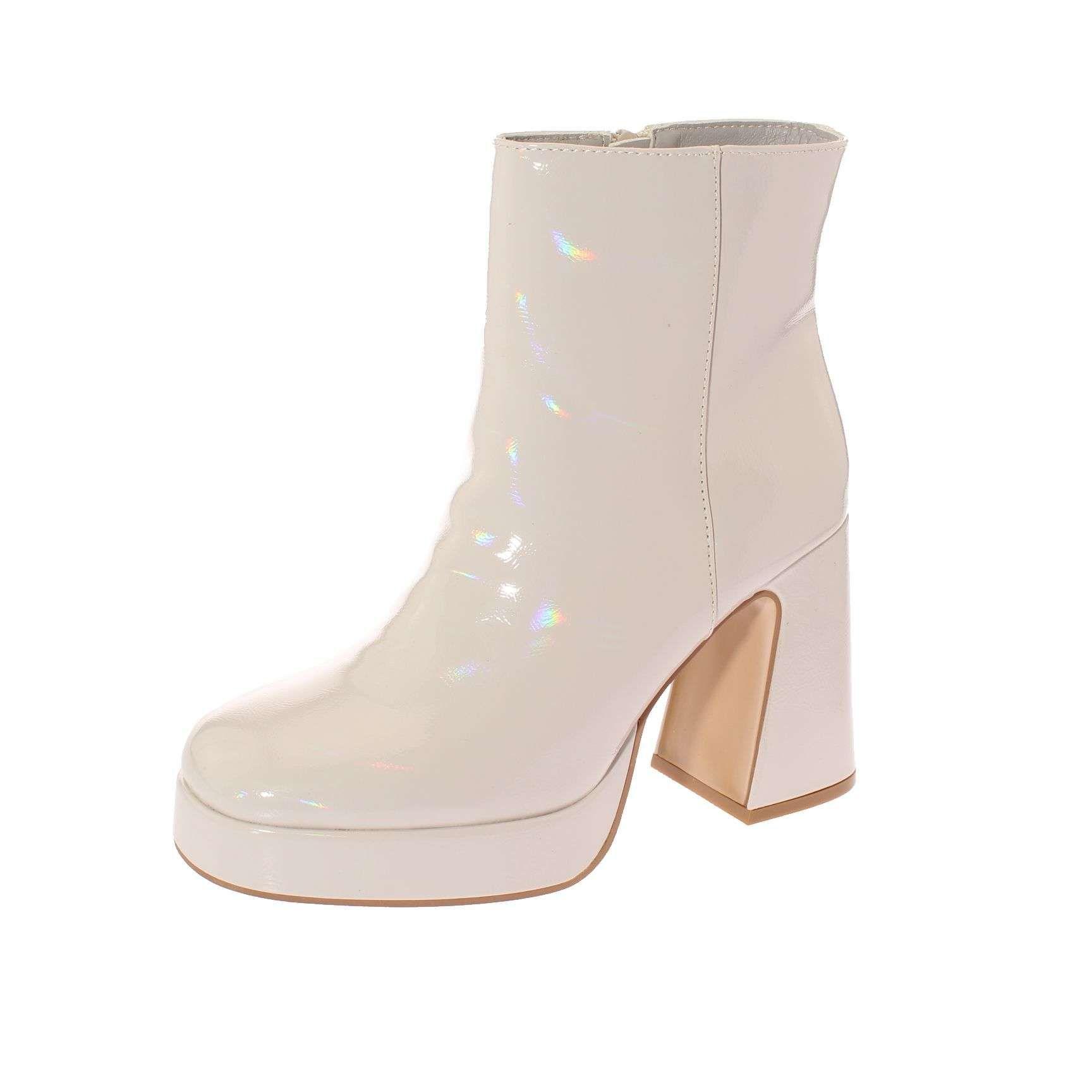 Bota Tacon Beige Vía Franca Mujer Art: 52B308BEIGE-0