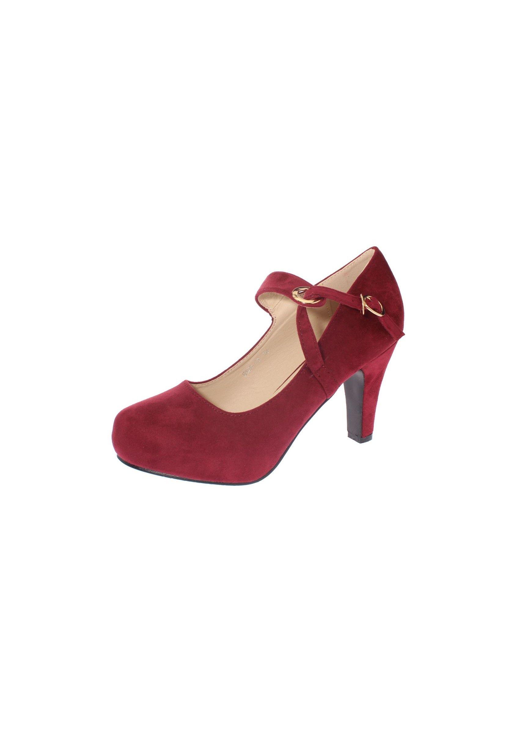 Zapato taco Vino Vía Franca Mujer-0