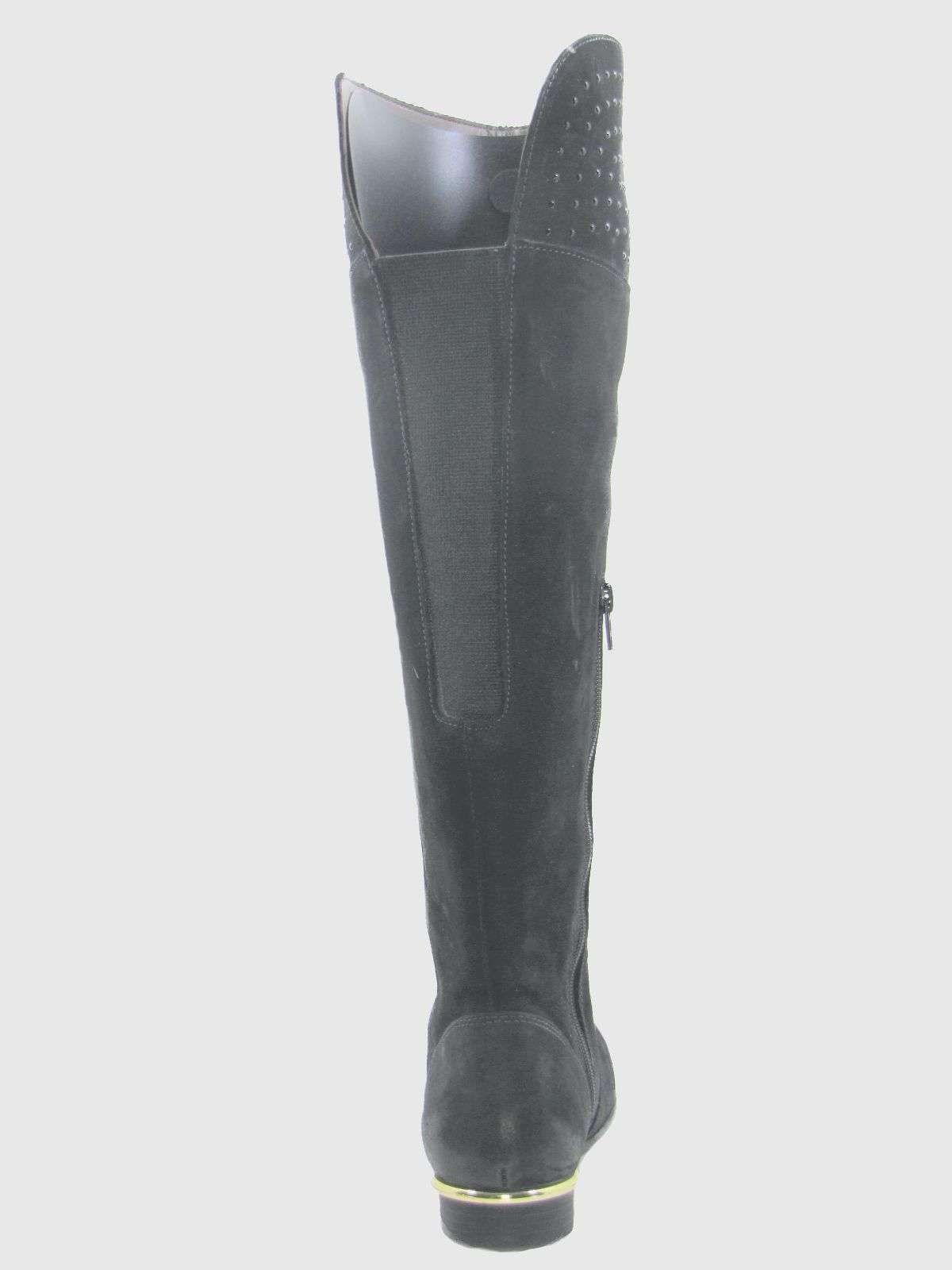 Bota Cuero Negro Vía Franca Mujer-3