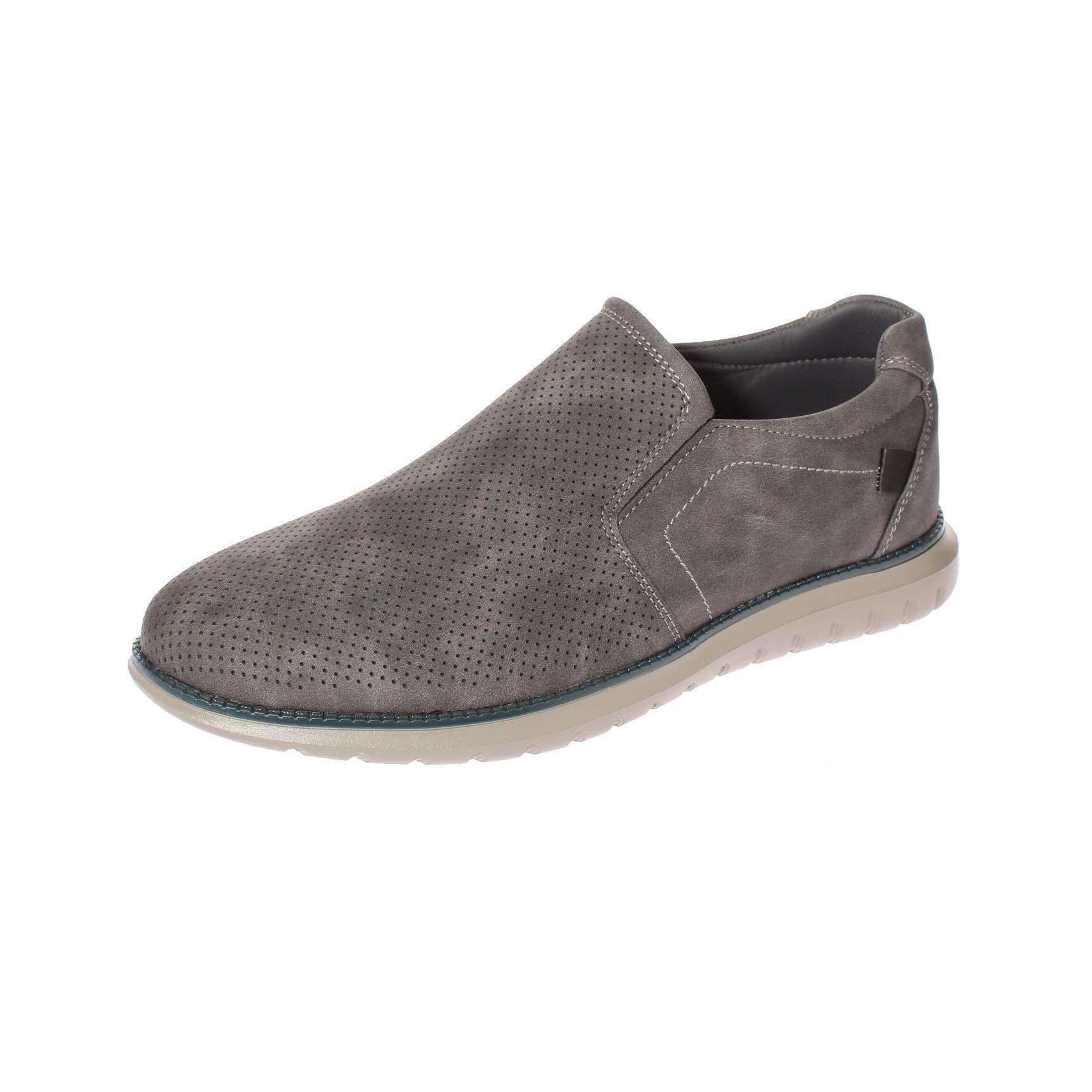 Mocasín Gris Vía Franca Hombre Art: 8PLX653BGREY-0