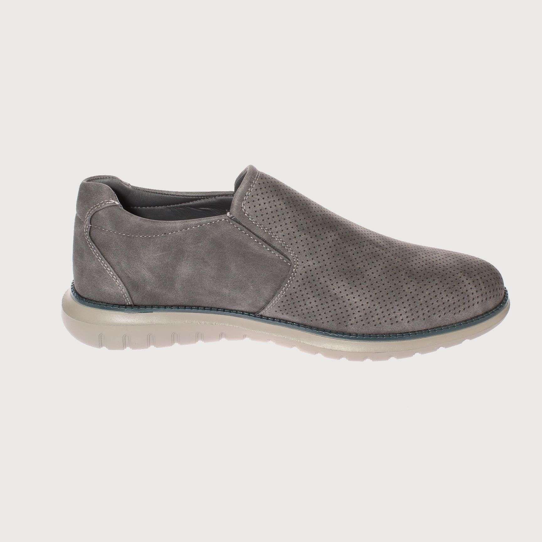 Mocasín Gris Vía Franca Hombre Art: 8PLX653BGREY-3