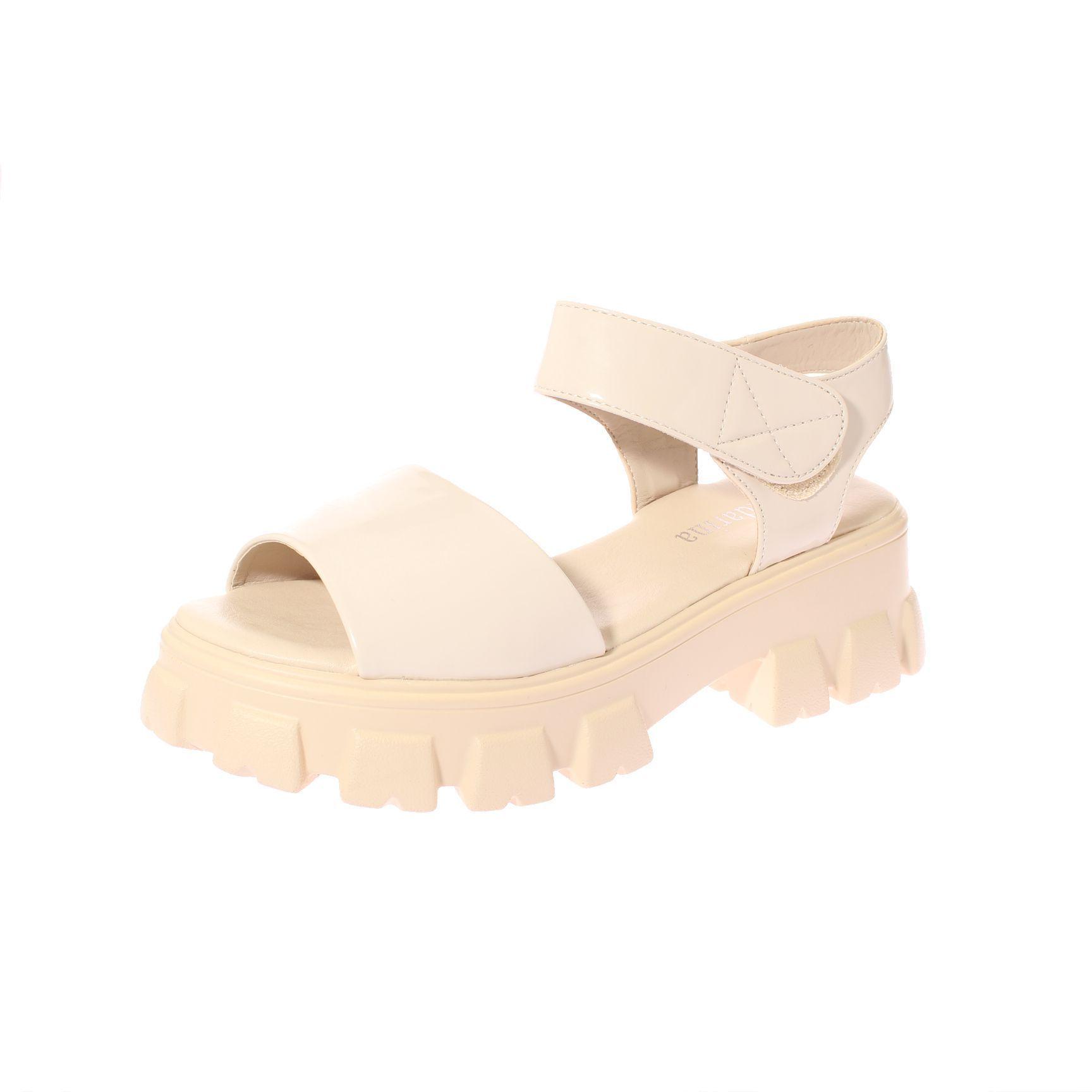 Sandalia Beige Vía Franca Mujer-1